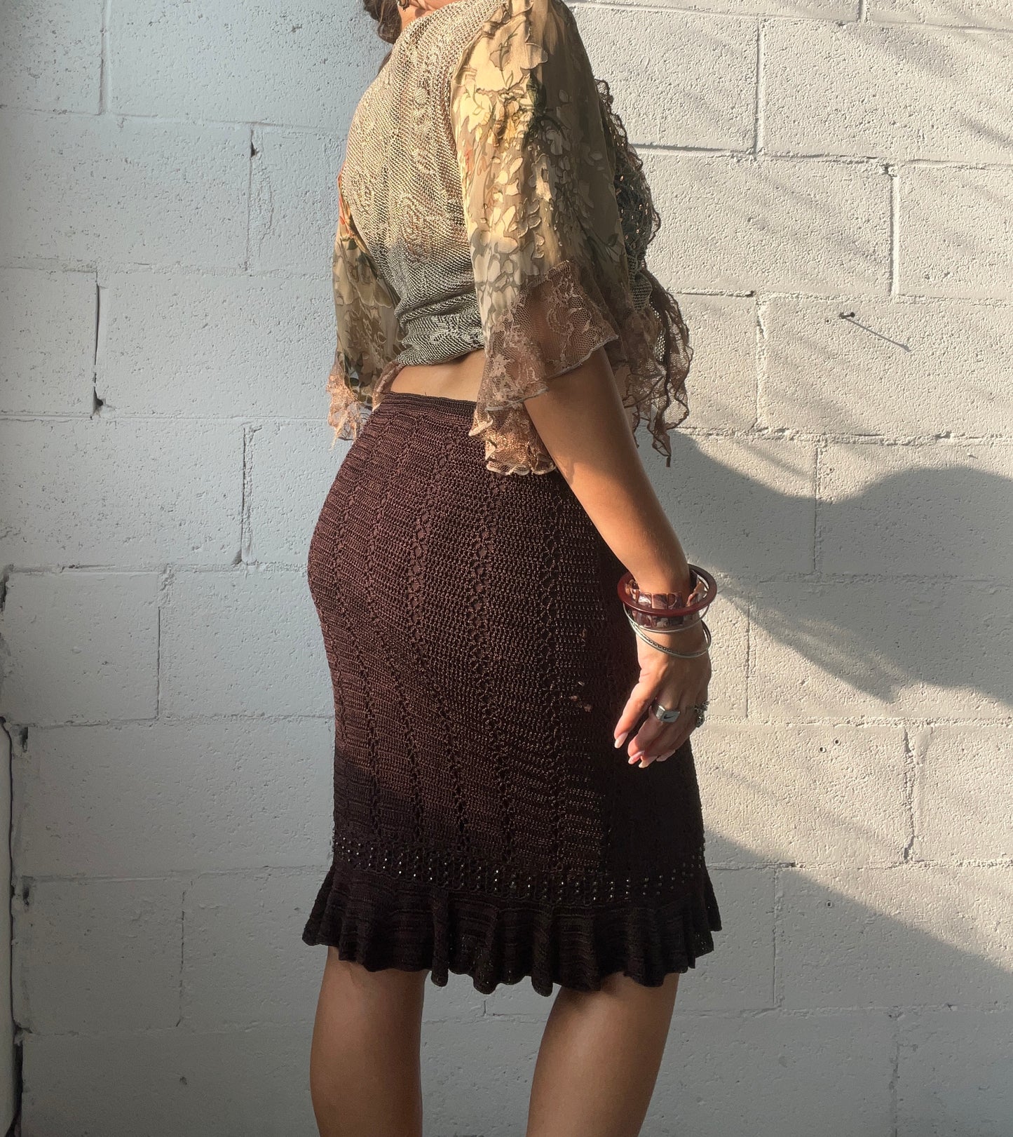 Sea Coral Wrap Top