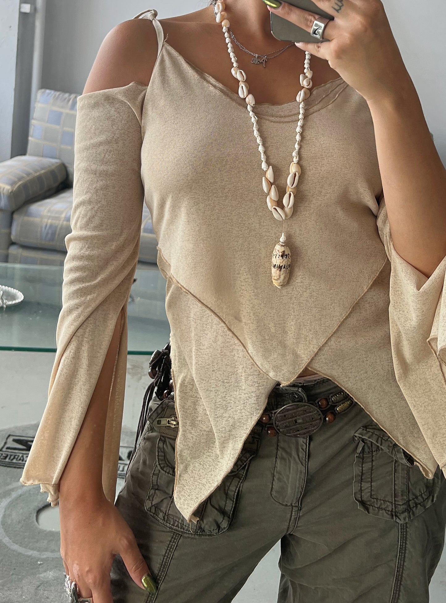Asymmetrica Sabbia Top