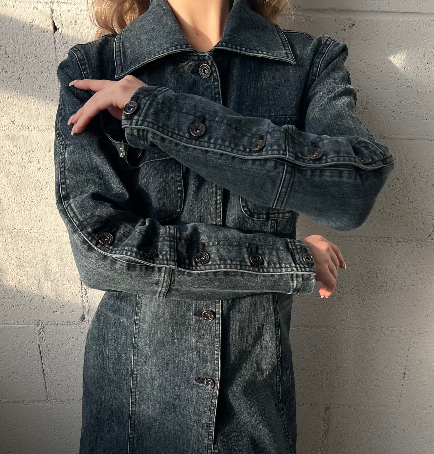 Denim Trench Coat