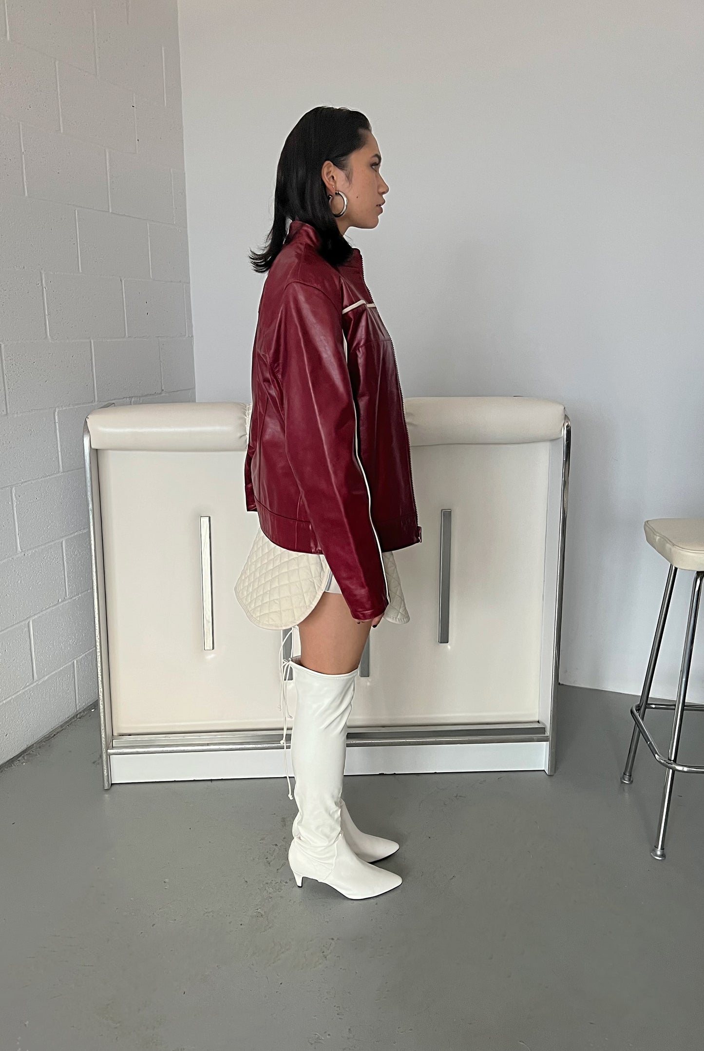 Ruby Leather Moto Jacket