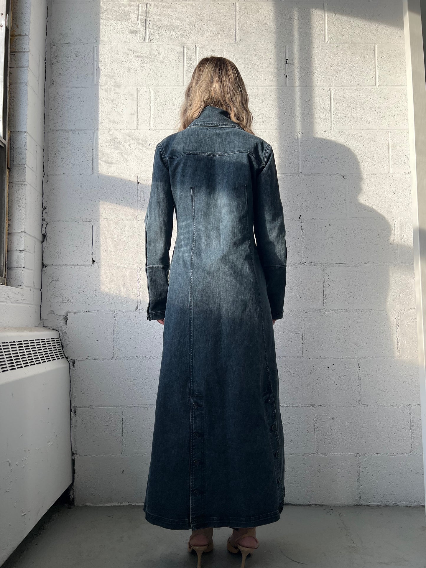 Denim Trench Coat