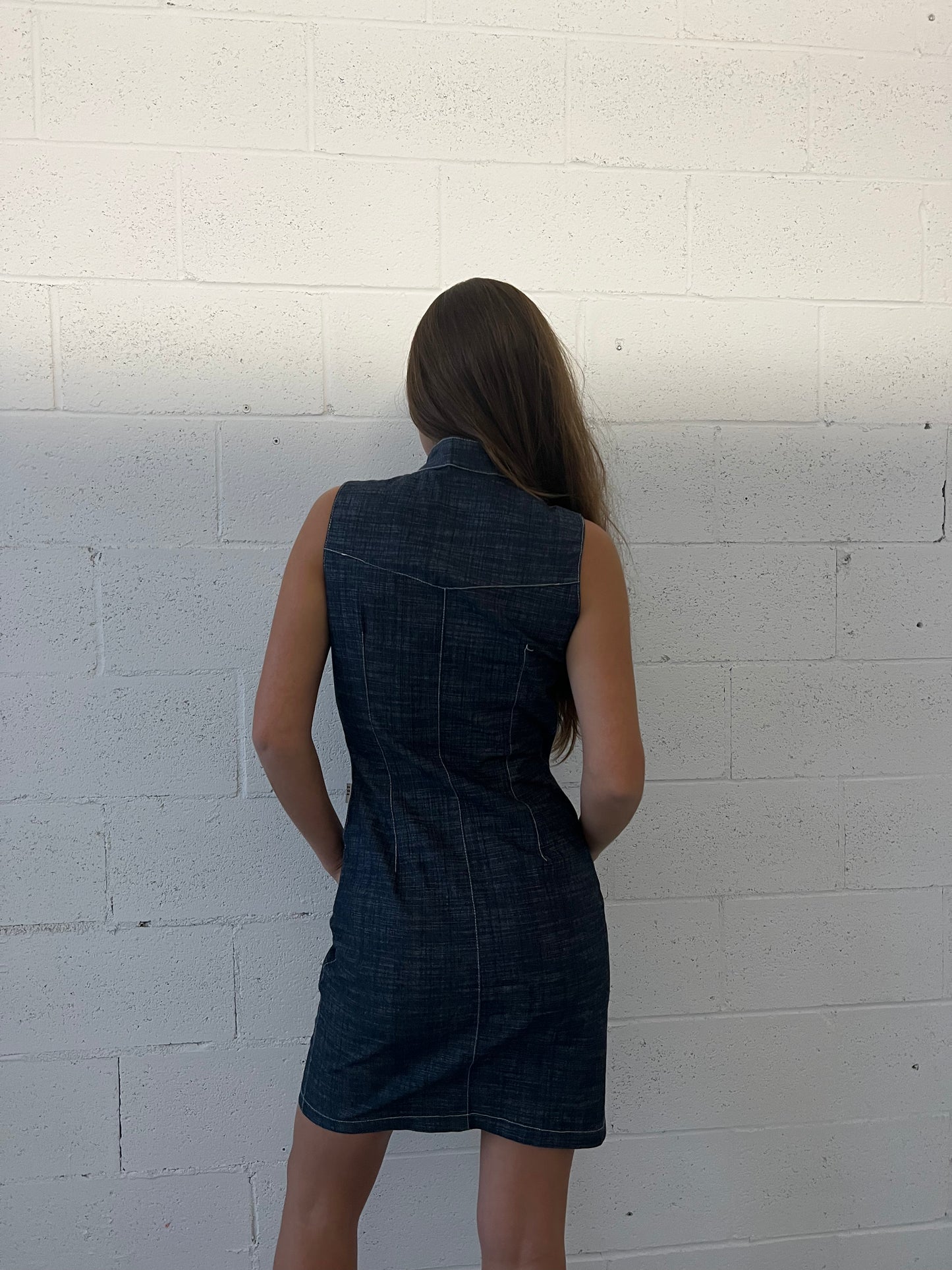 Buckled Zip Dress