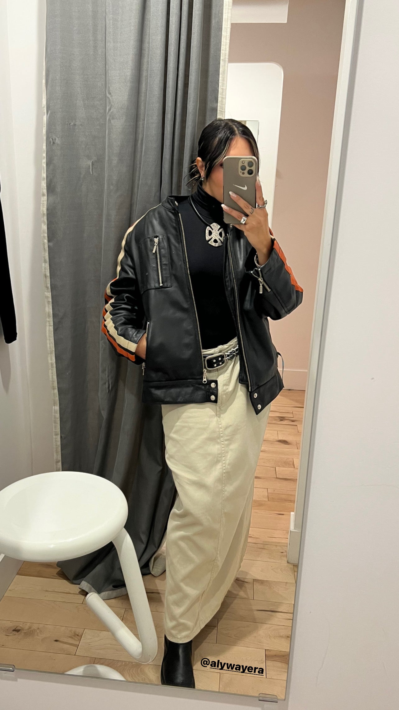 Arancia Leather Moto Jacket