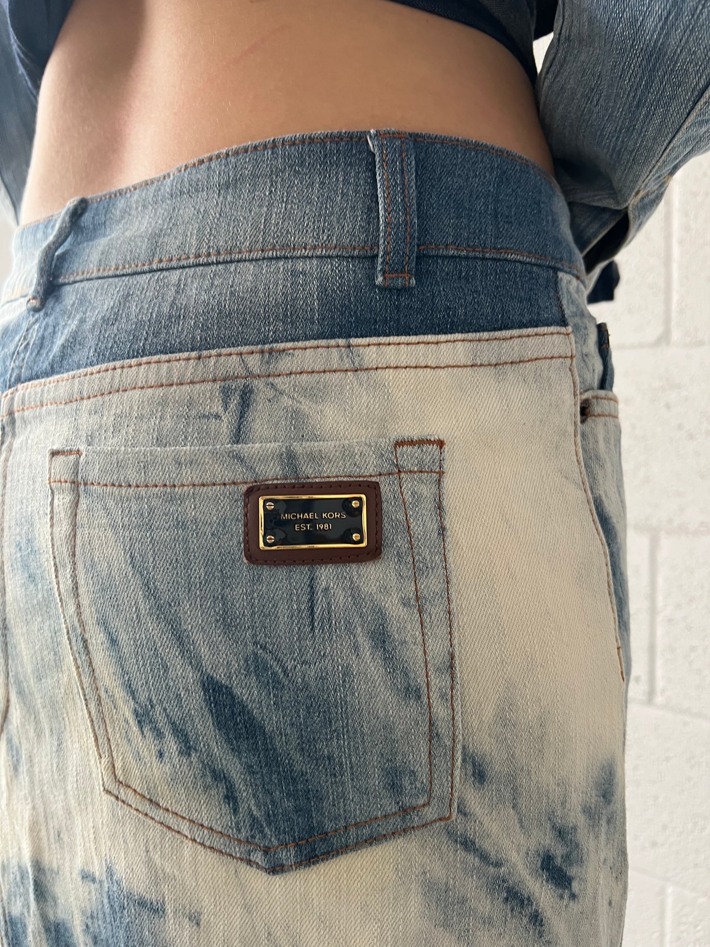 2000s Michael Kors Denim Skirt