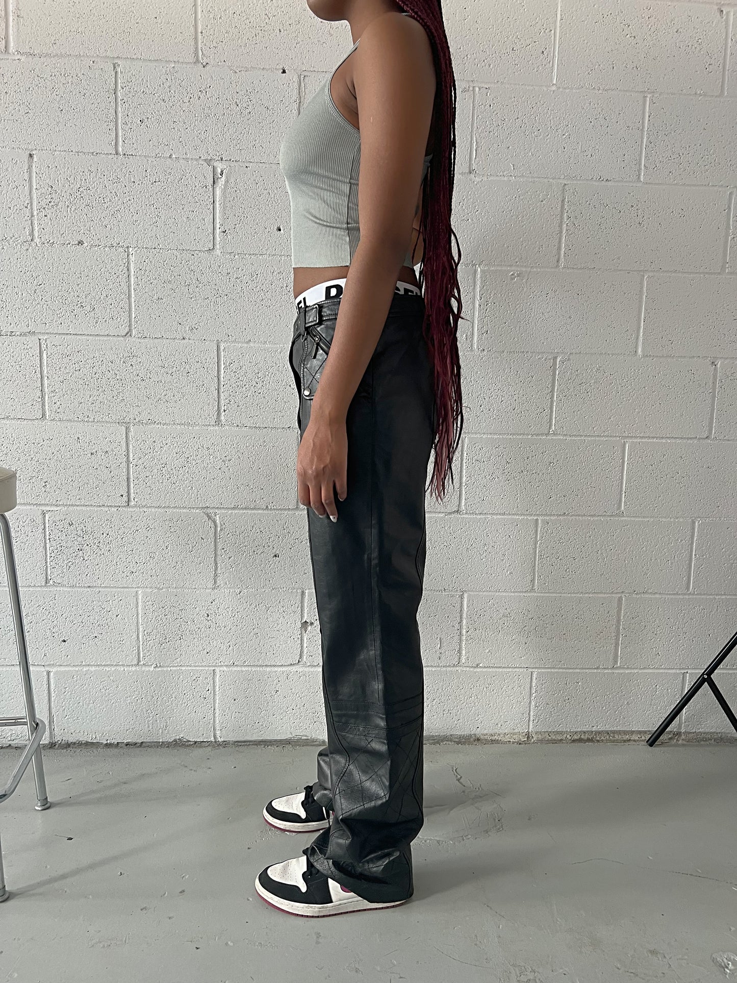 Moto Leather Pant