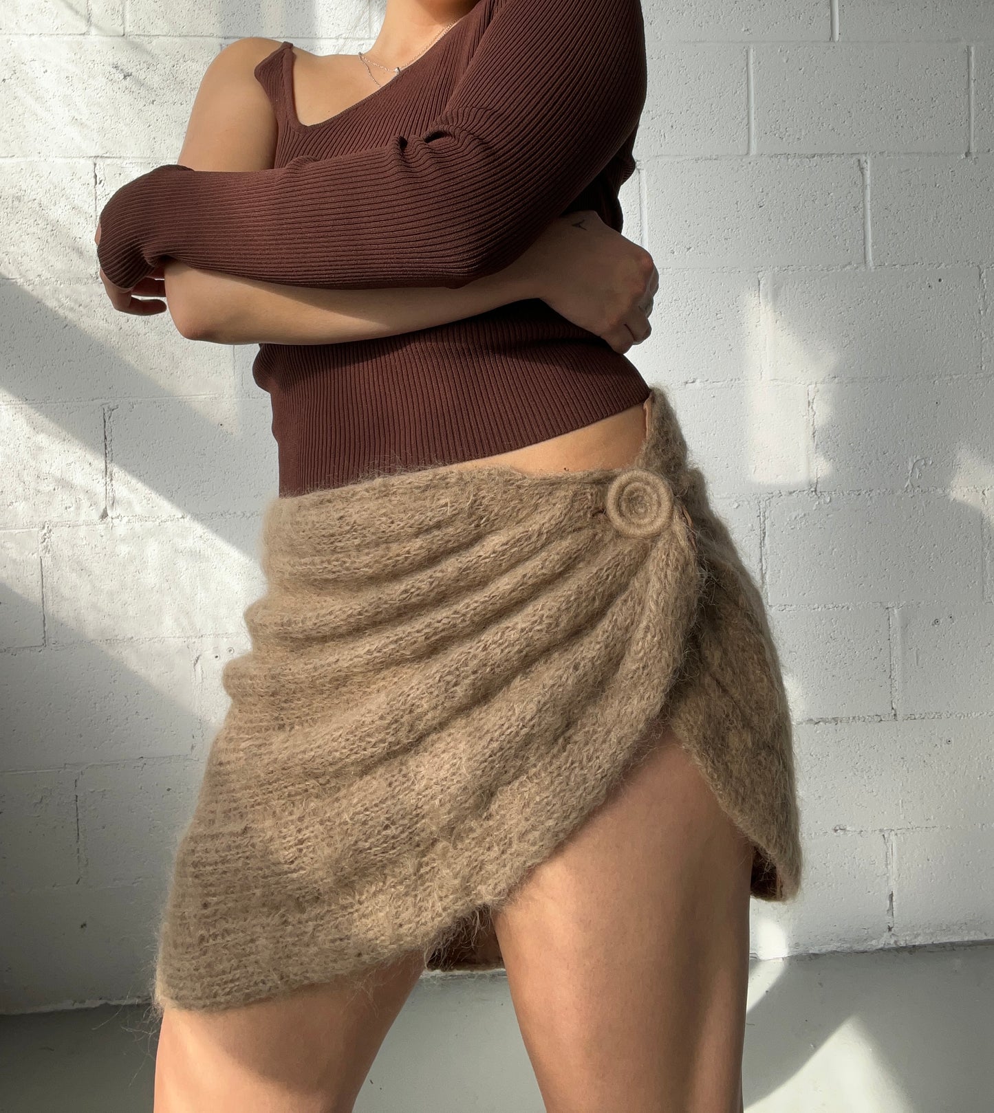 Wool Blend Skirt