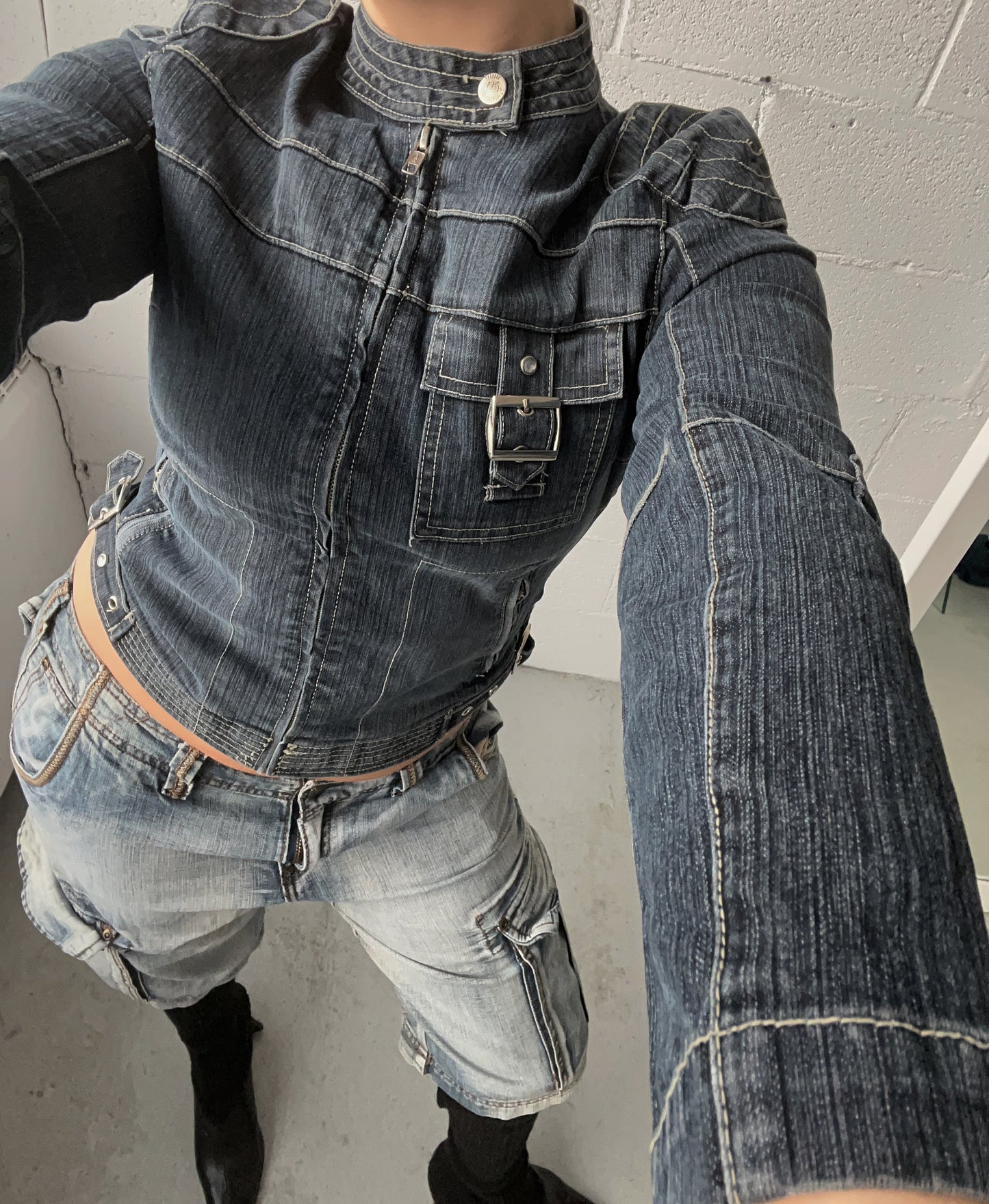 Sporty Spice Denim Zip