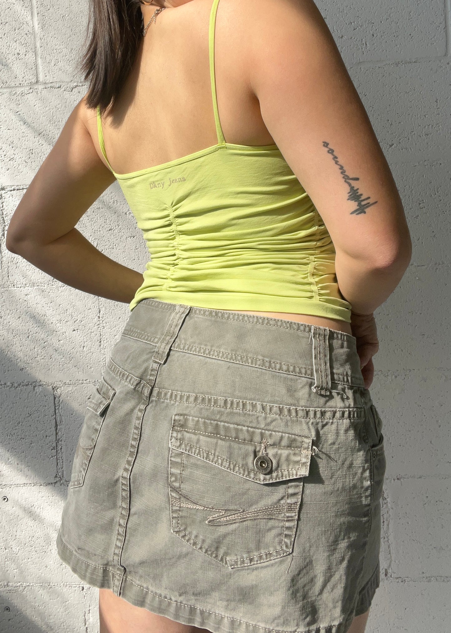 DKNY Ruched Tank