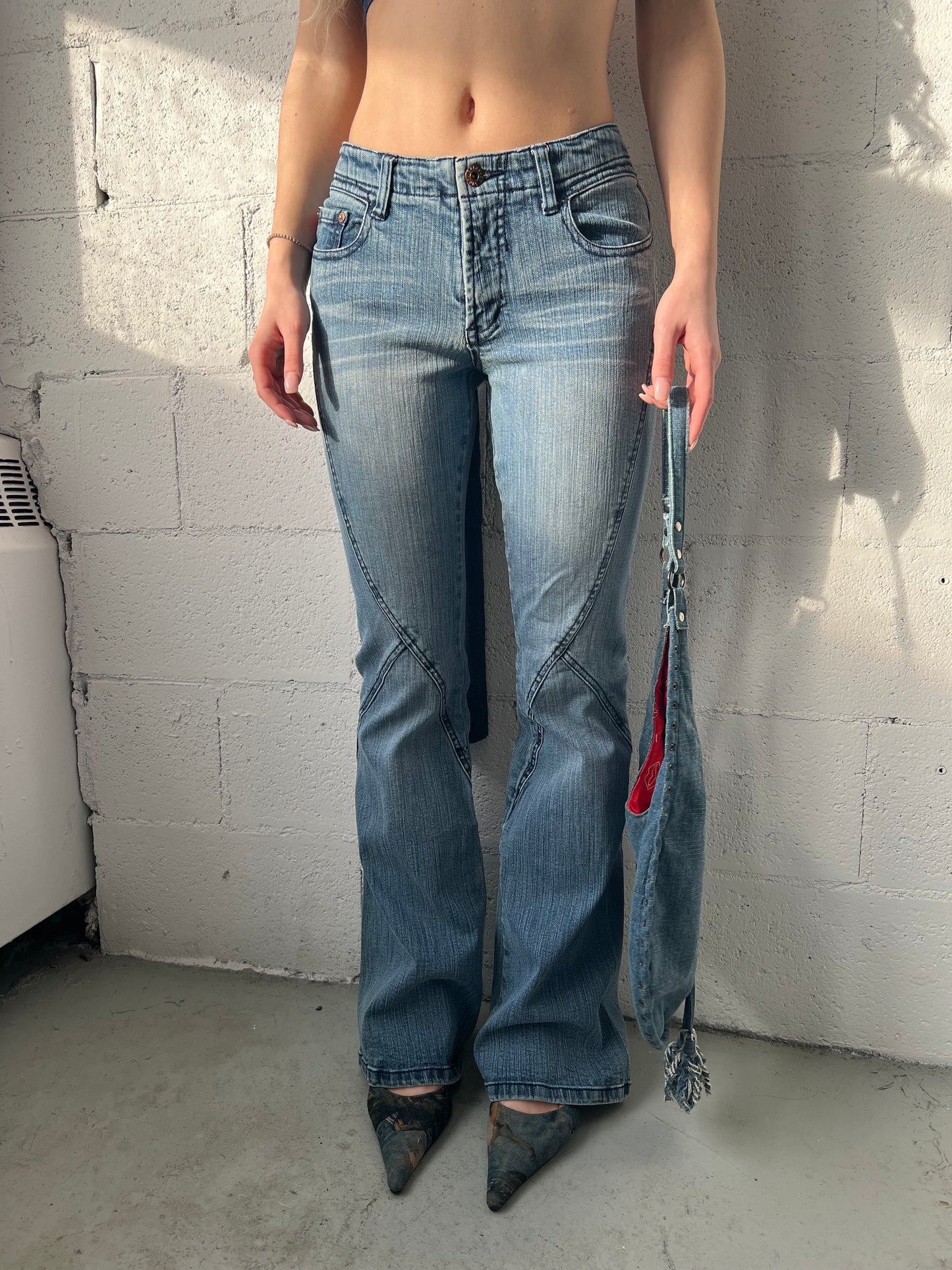 Parasuco Stitched Detailed Denim Size 26/Size 2