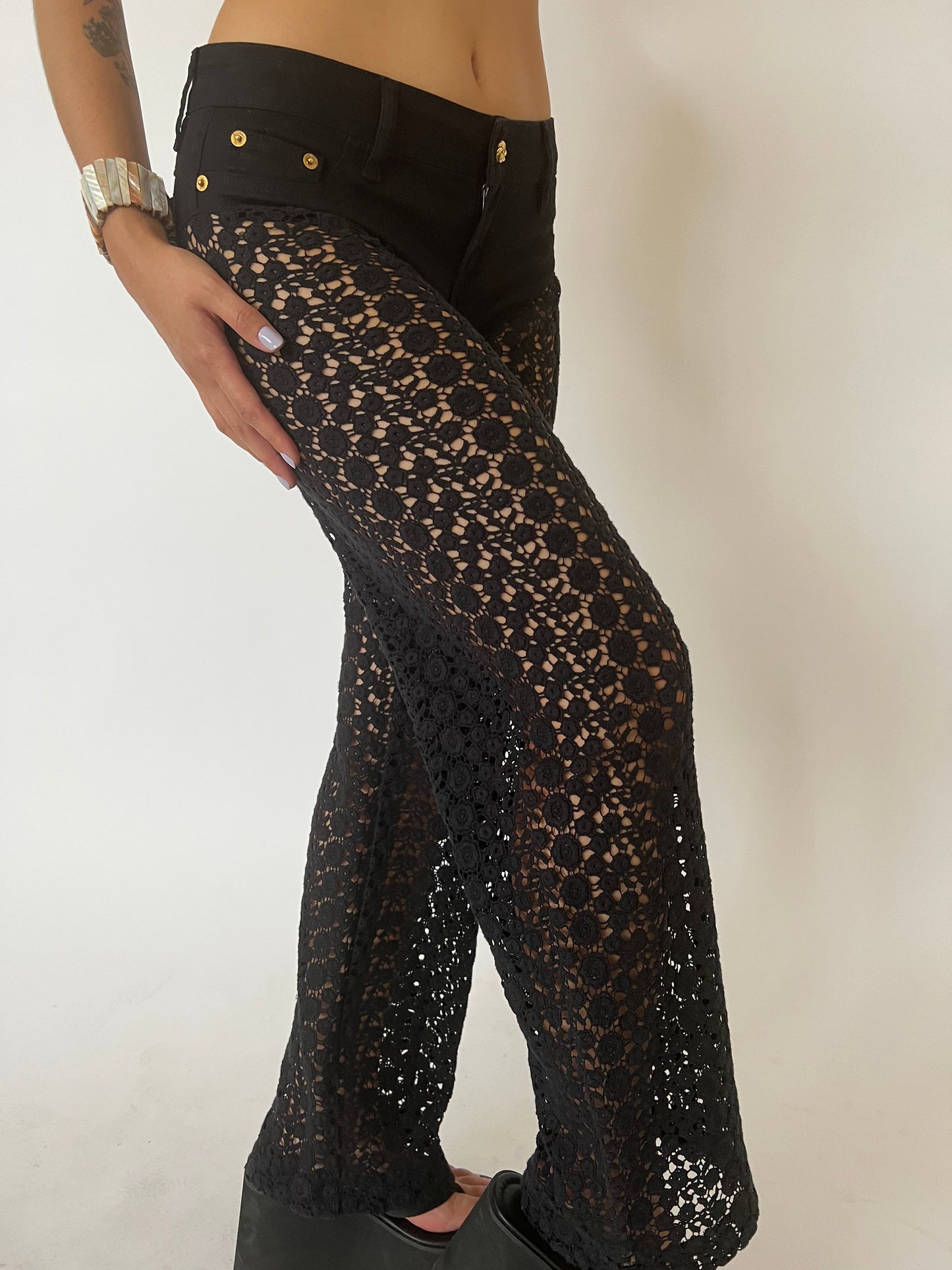 Crochet Nero Pant