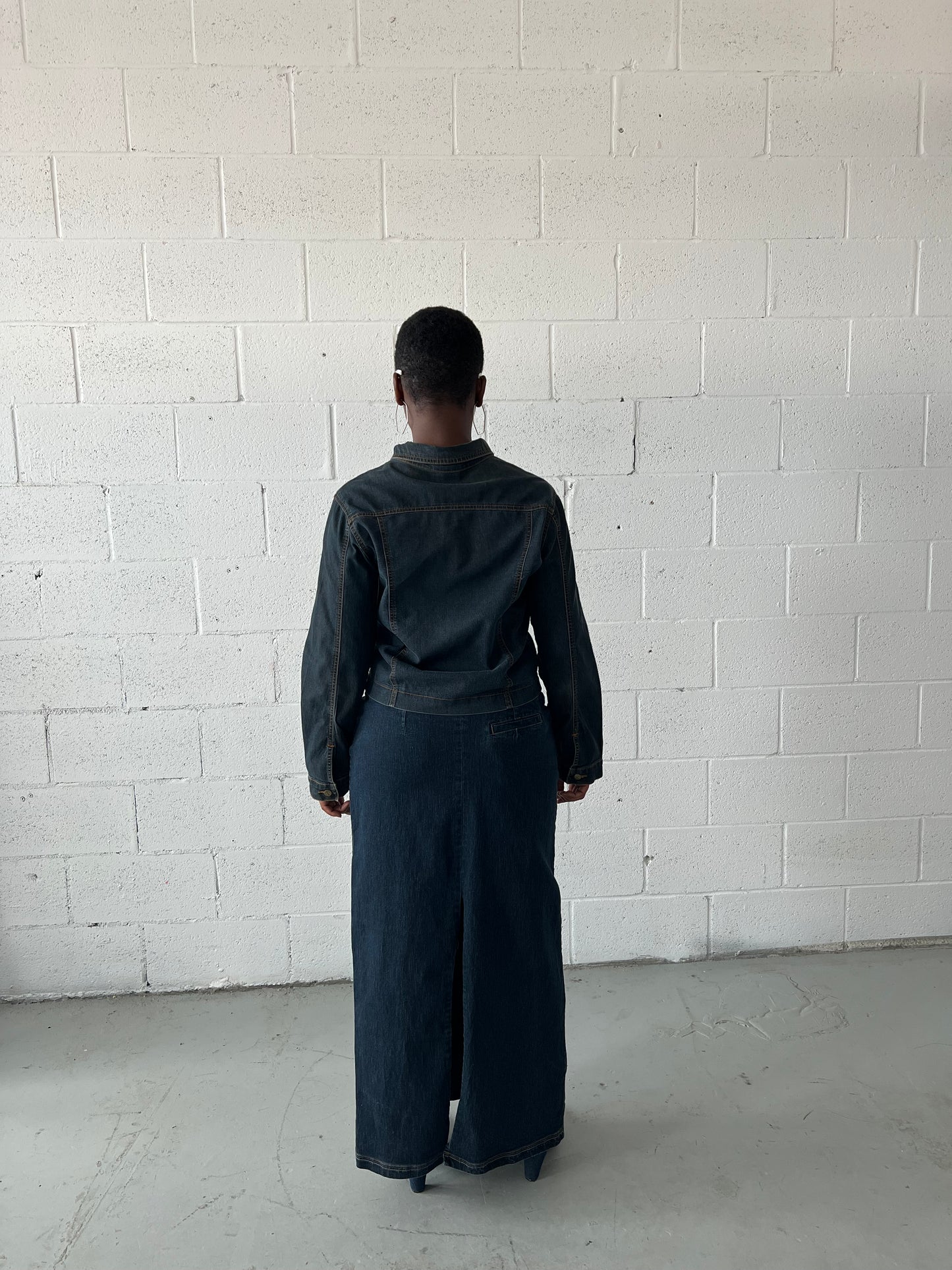 Denim Maxi Skirt