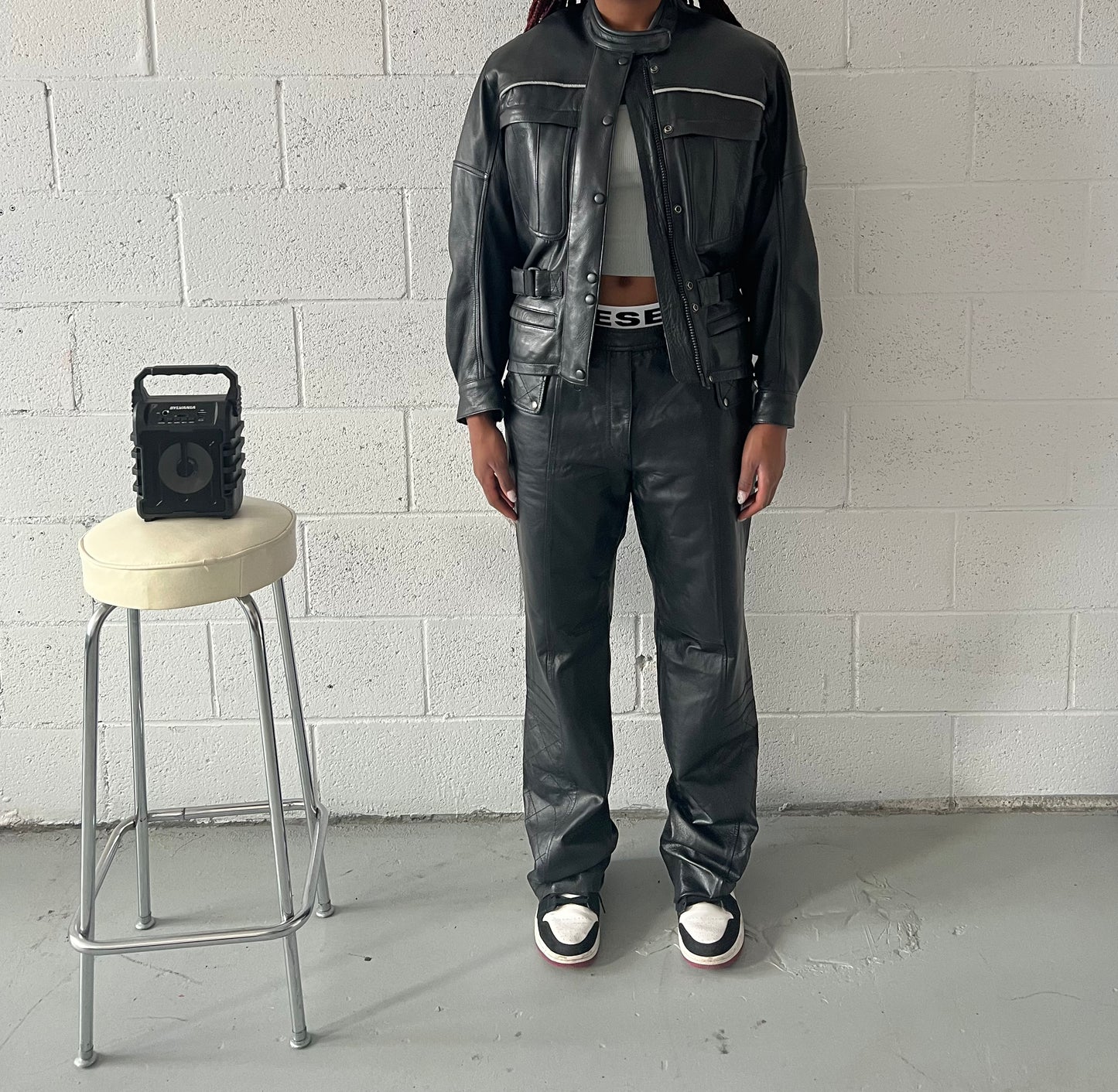 Moto Leather Pant