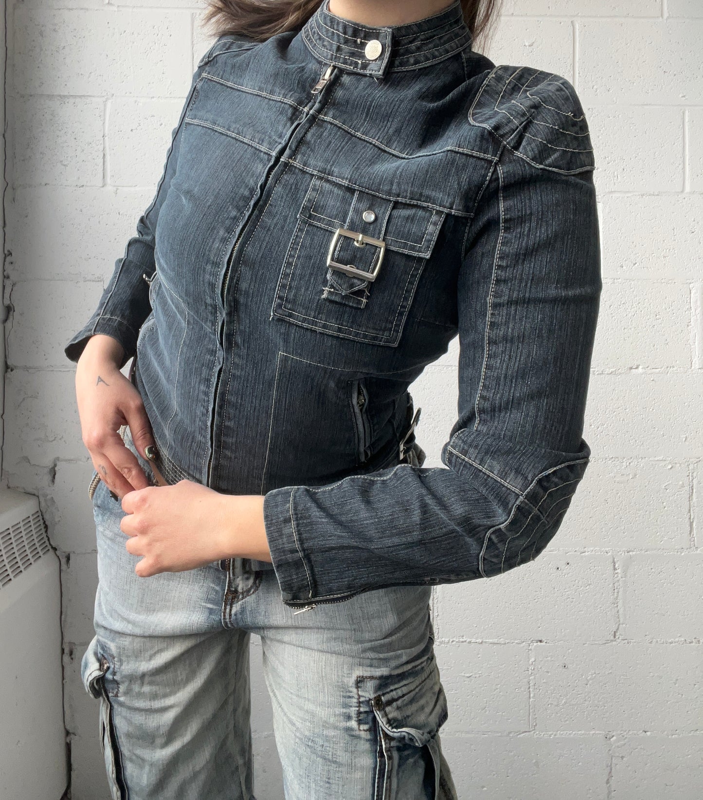 Sporty Spice Denim Zip