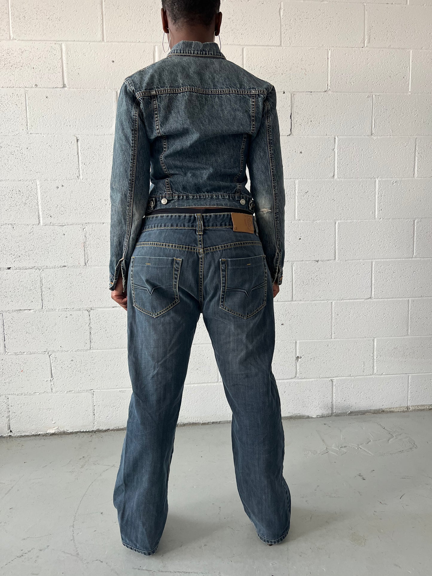 Stonewash Button Up