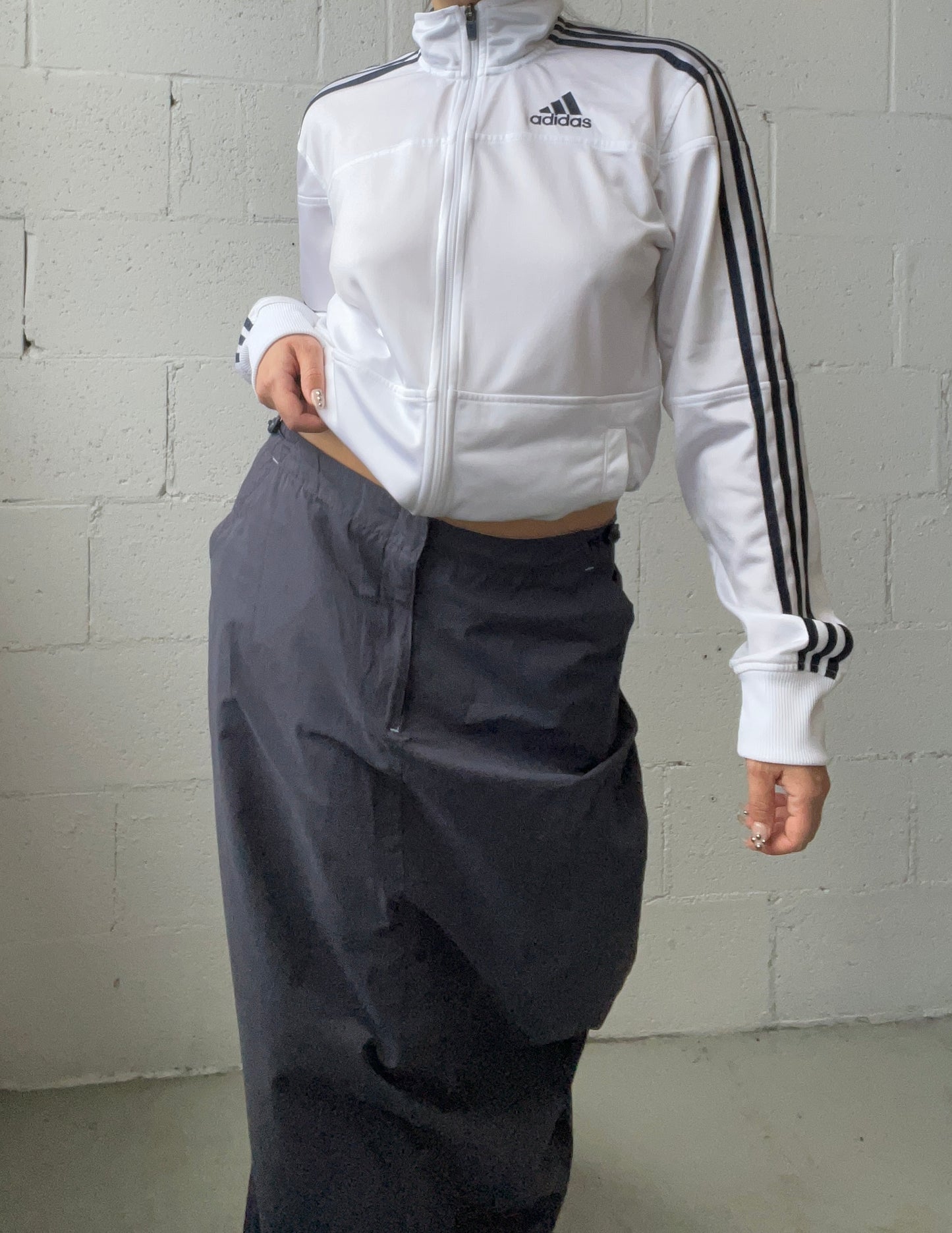 Super Soft Cargo Skirt in Navy Blue Size L