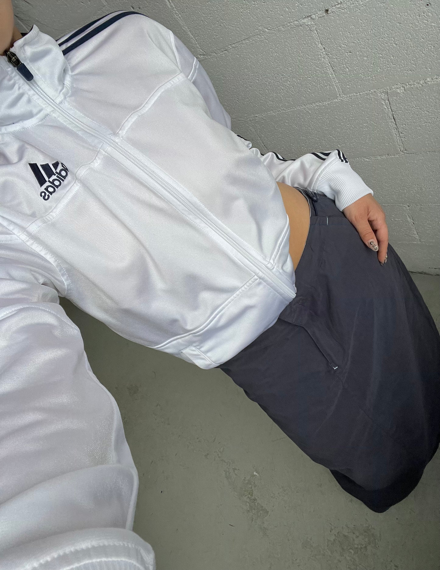 Super Soft Cargo Skirt in Navy Blue Size L