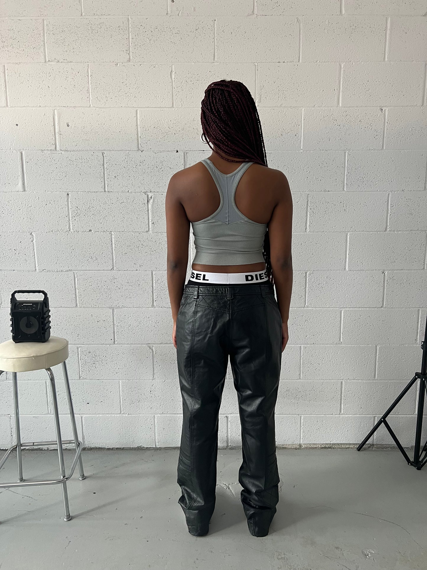 Moto Leather Pant