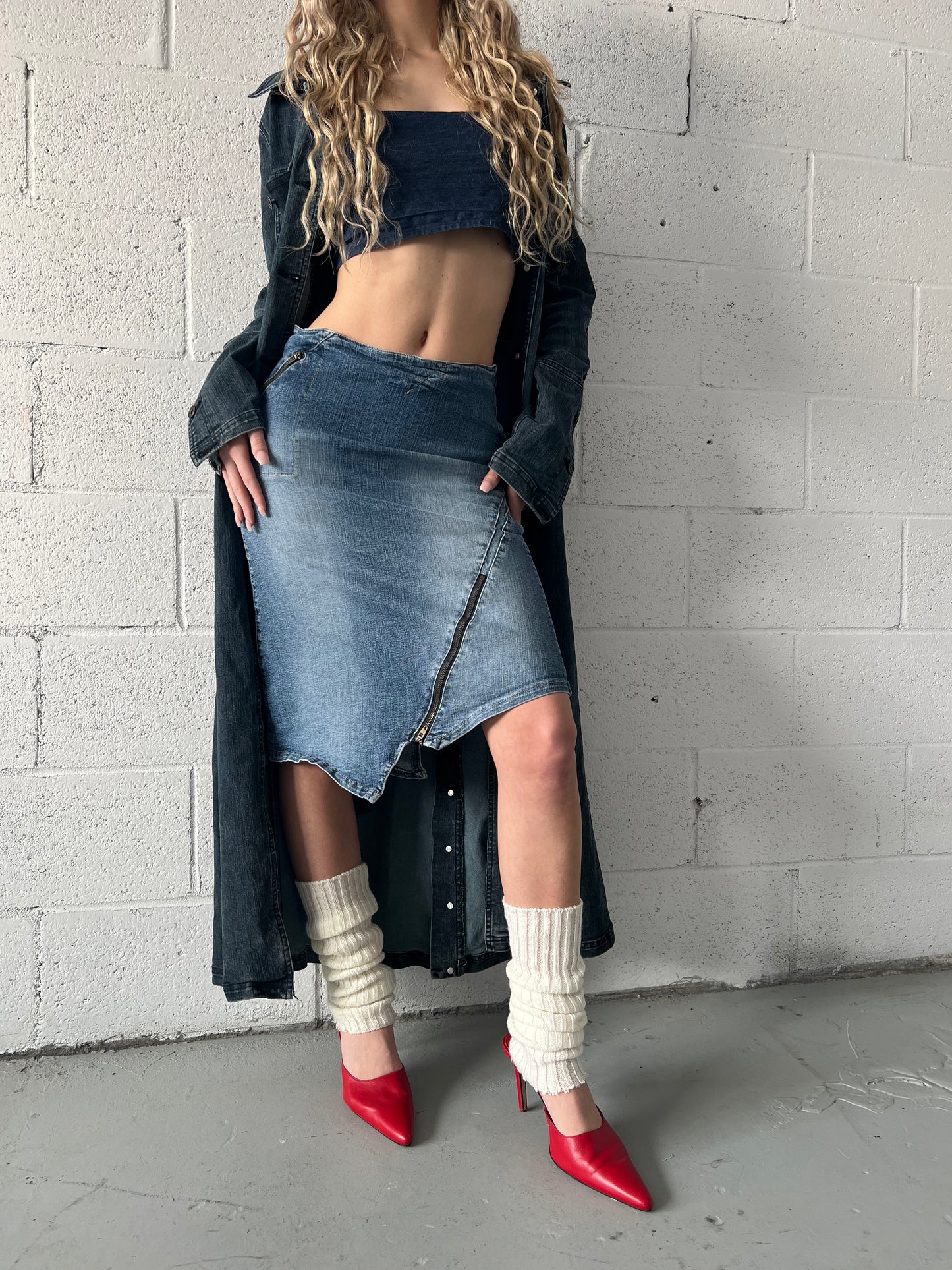 Denim Trench Coat