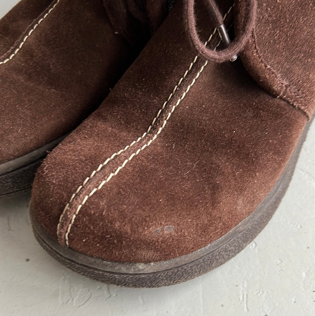 Suede Clogs