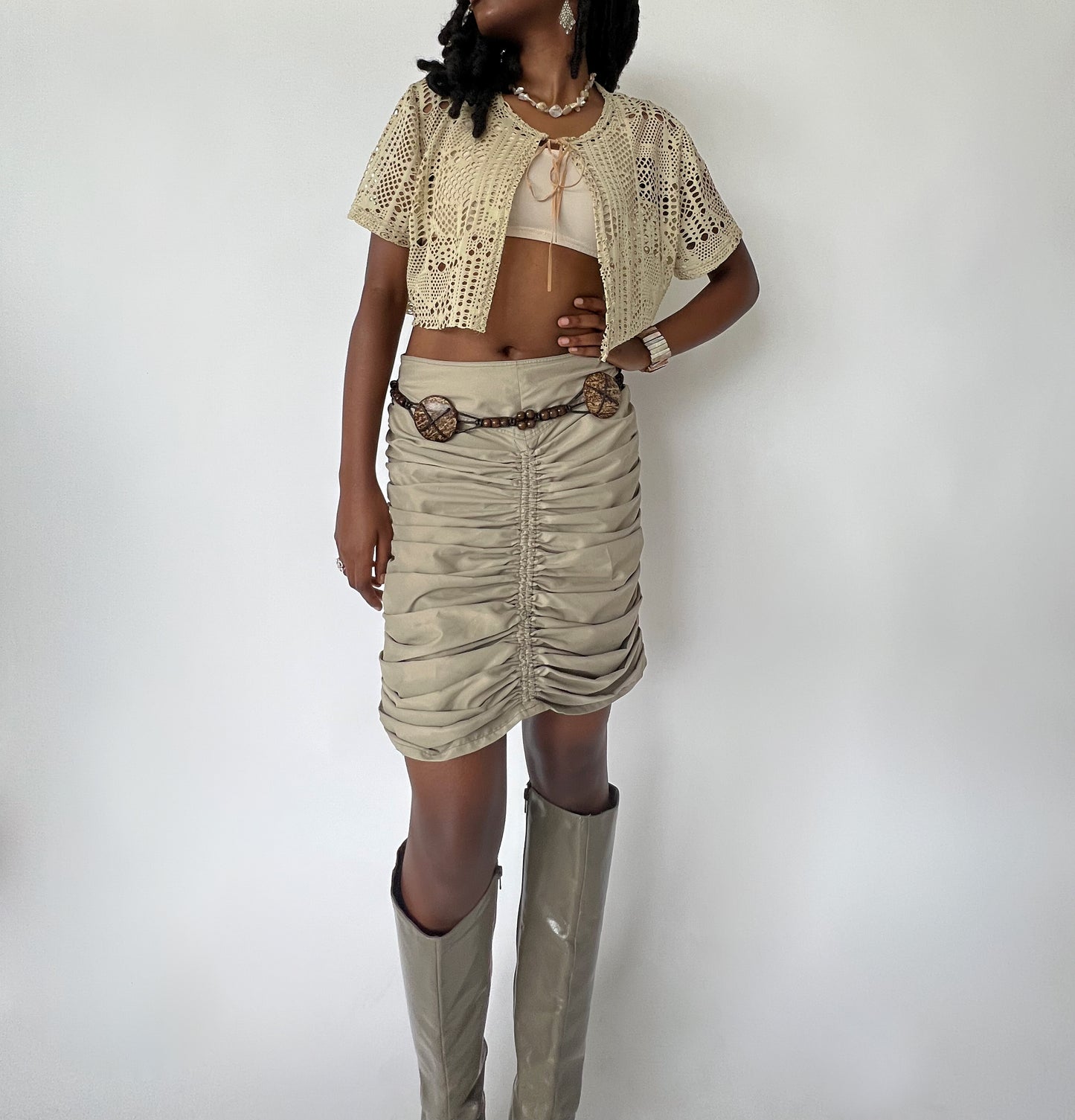 Mare Ruched Skirt