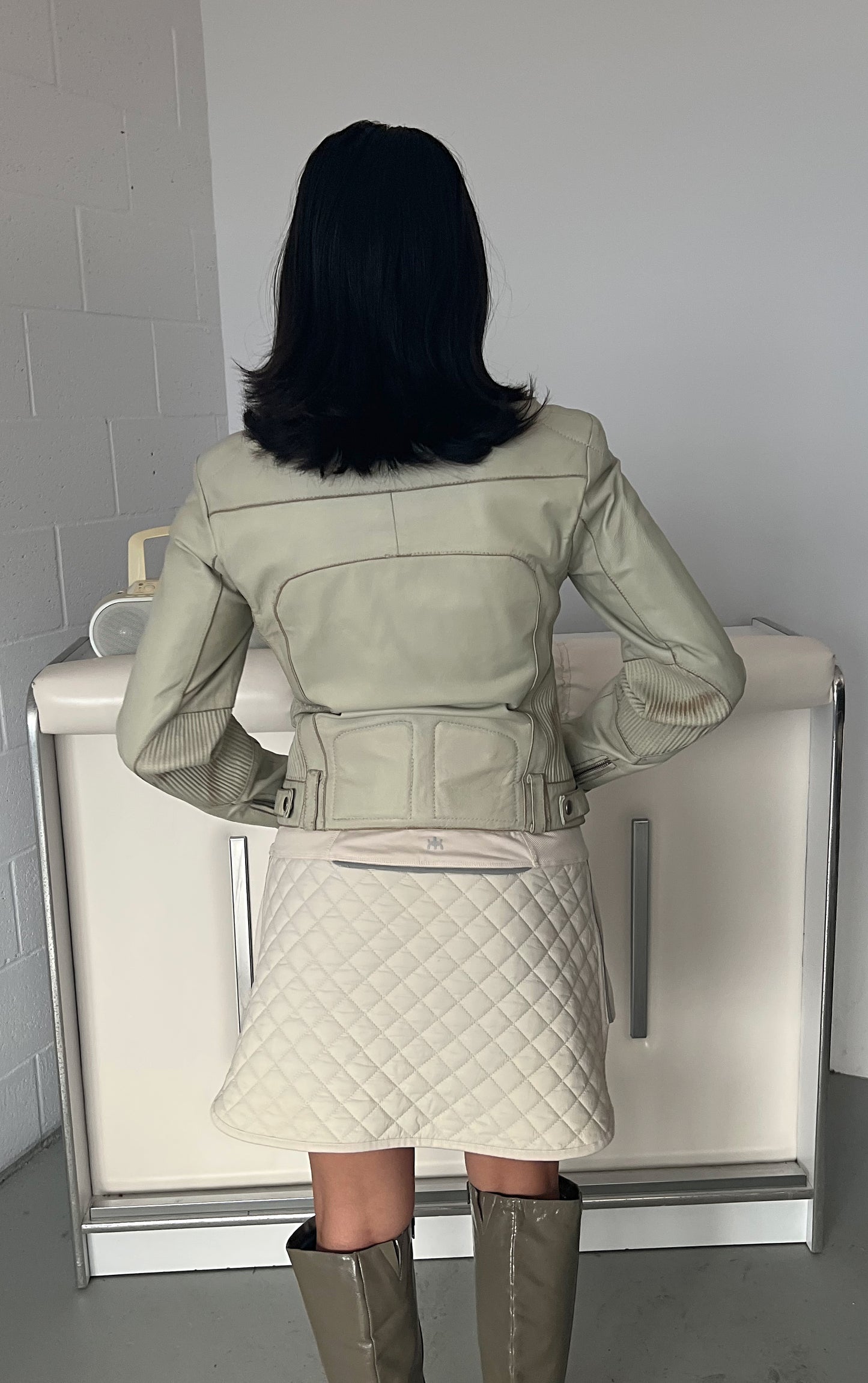 Deadstock Leather Moto Jacket XS