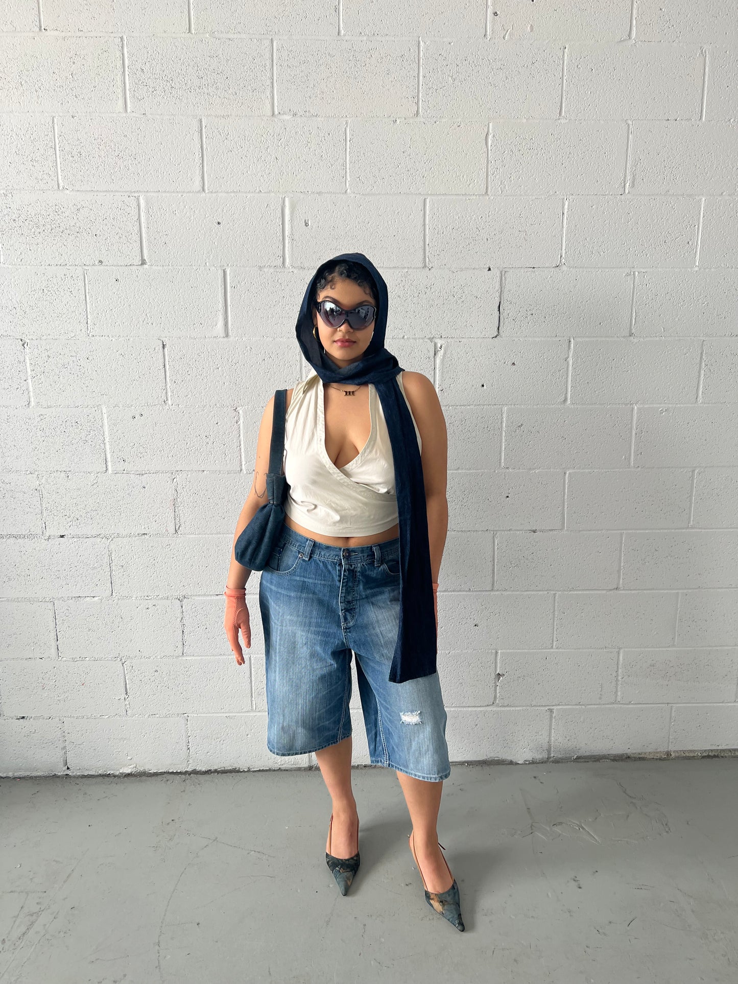Jorts Light Wash Size L