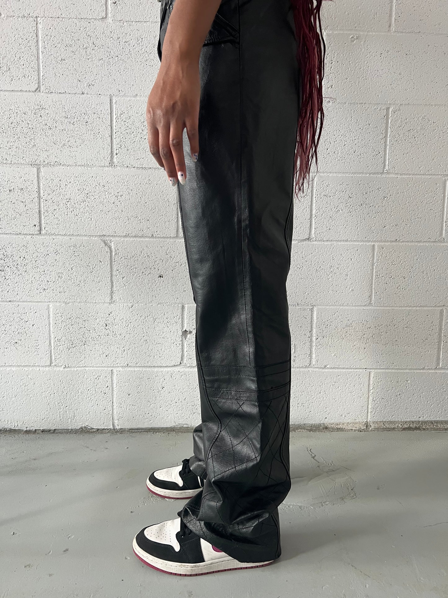 Moto Leather Pant
