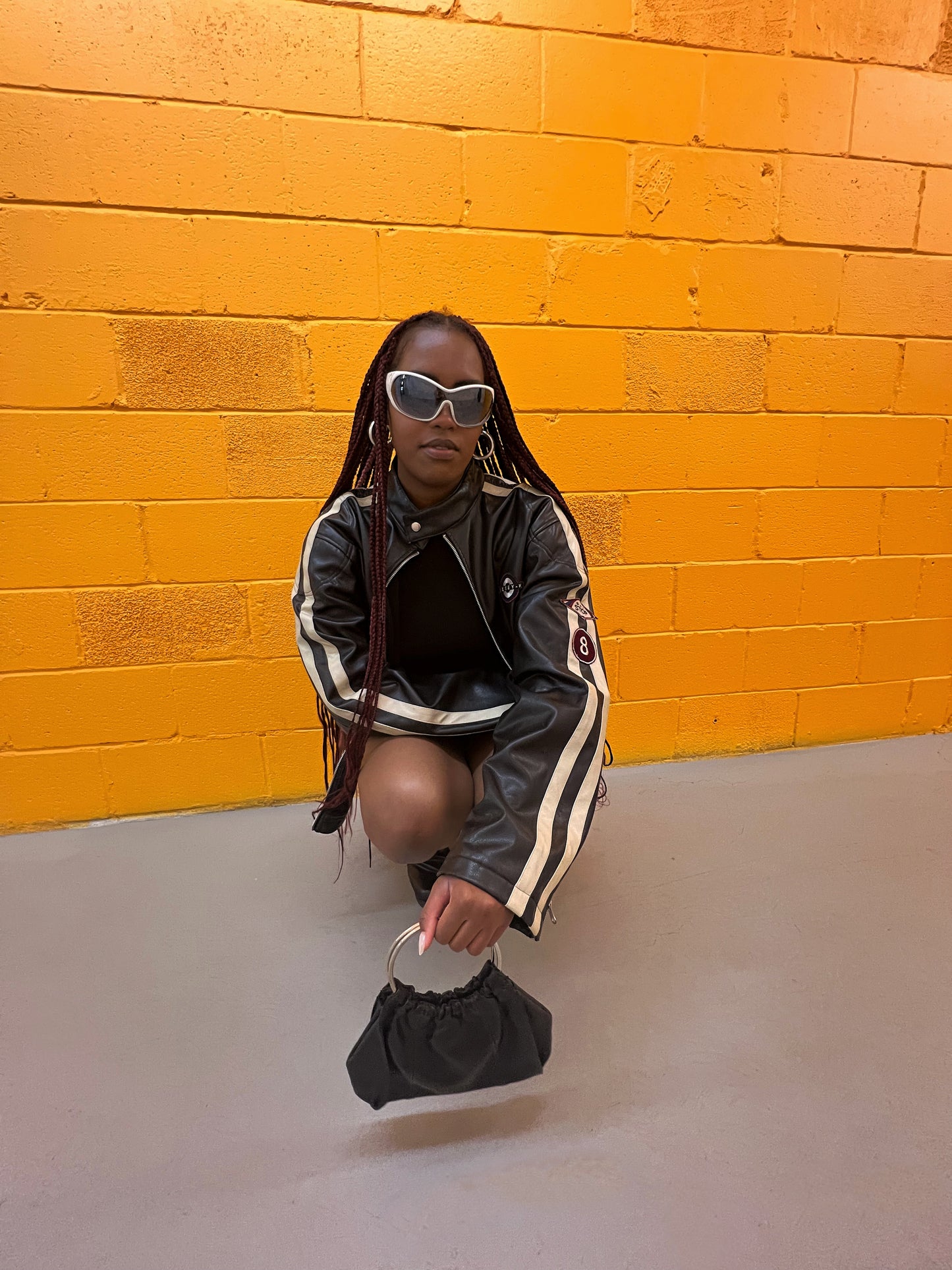 Motore Faux Leather Jacket