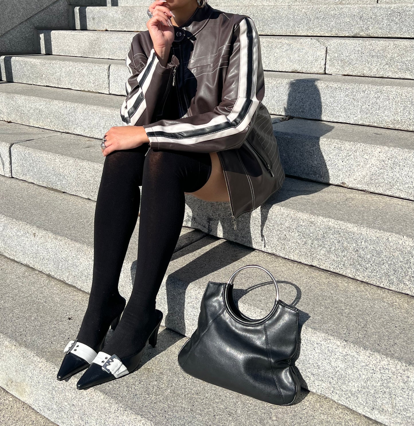 Mocha Moto Jacket