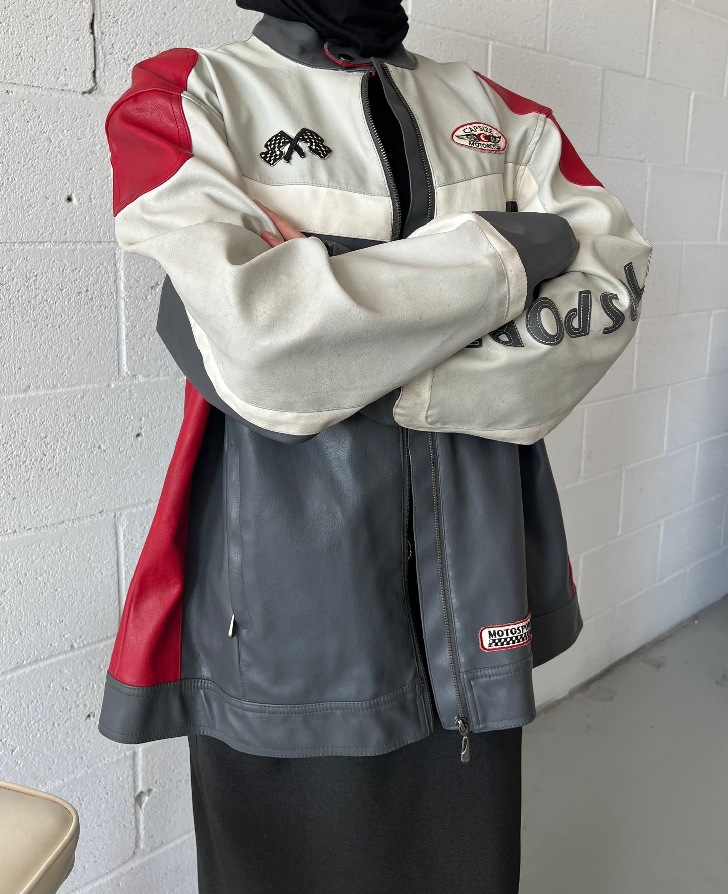 Motosport Faux Leather Jacket