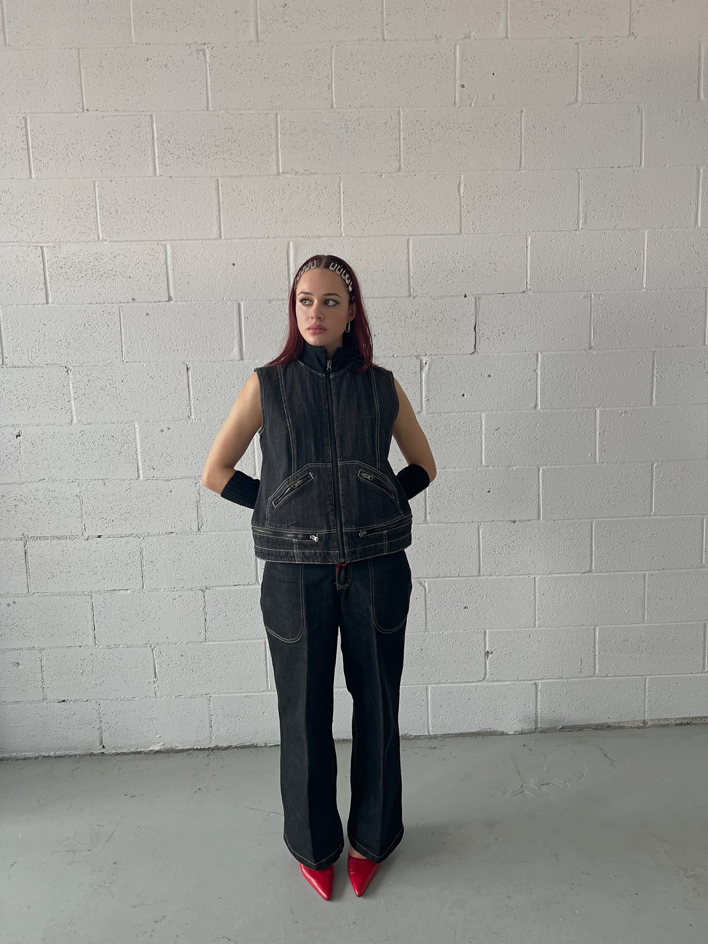 Deadstock Nero Denim Vest