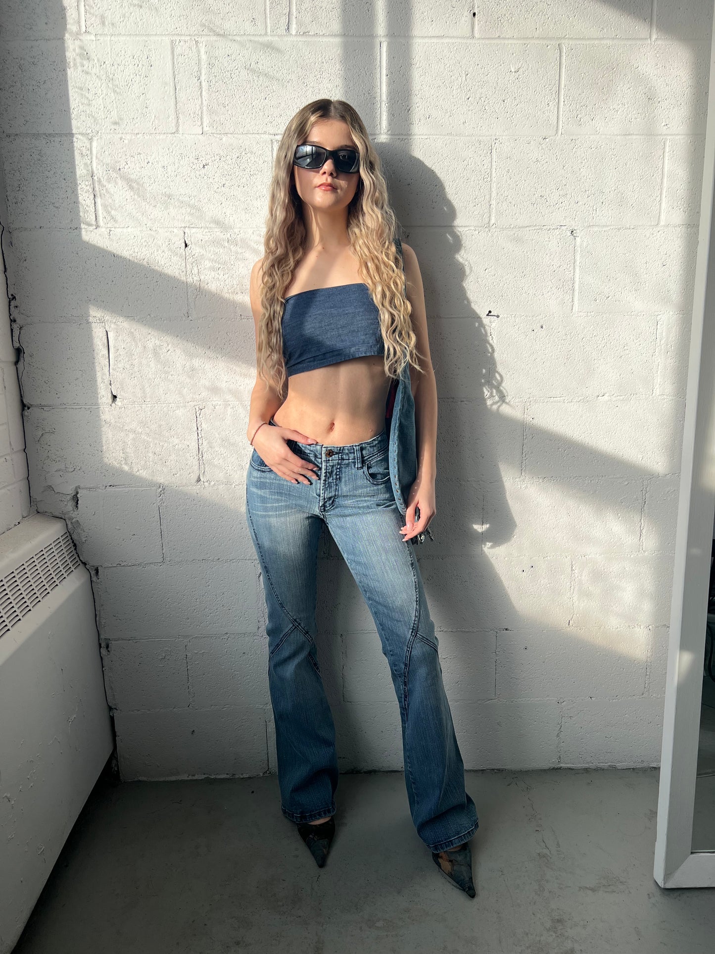 Parasuco Stitched Detailed Denim Size 26/Size 2