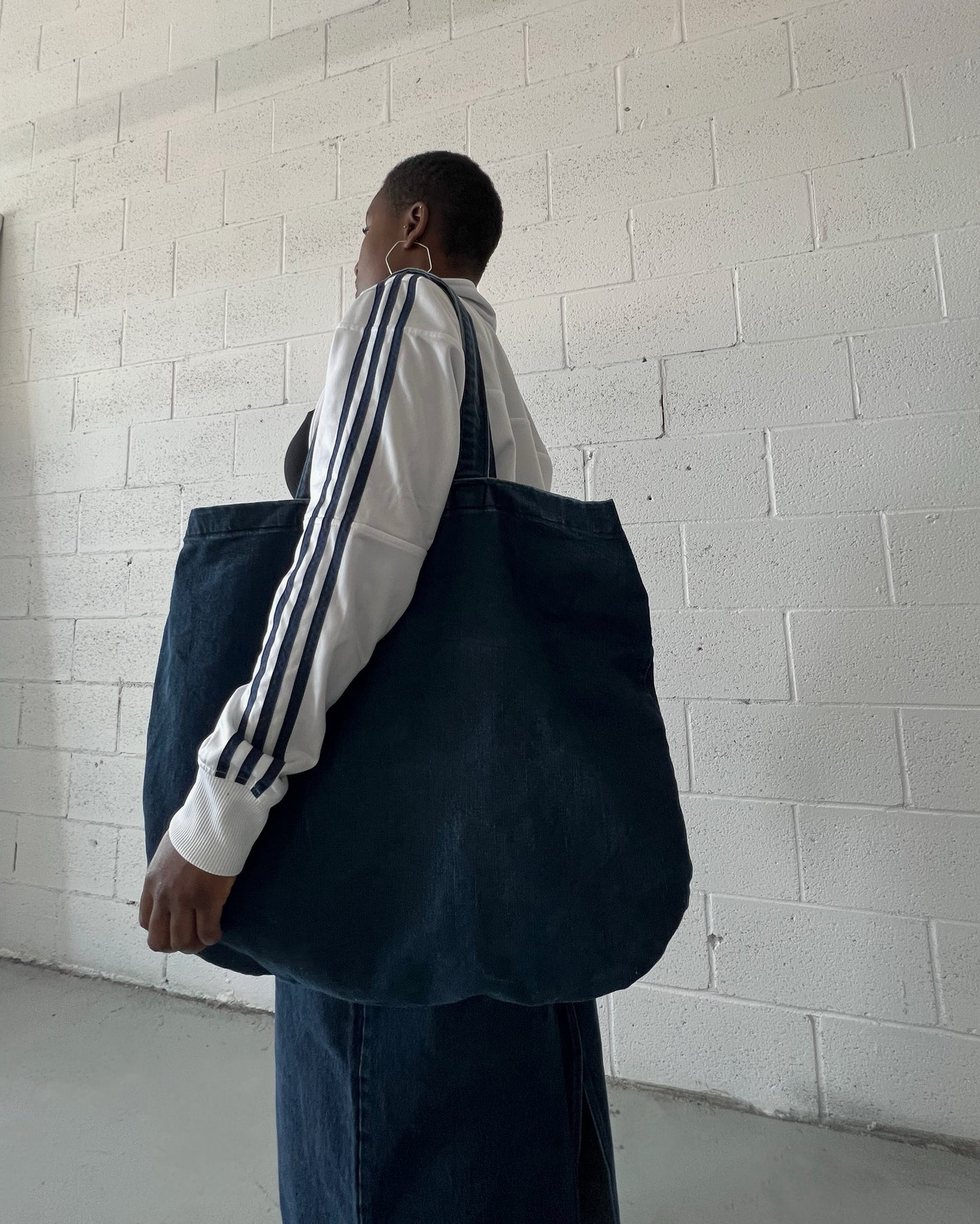 Grande Denim Tote