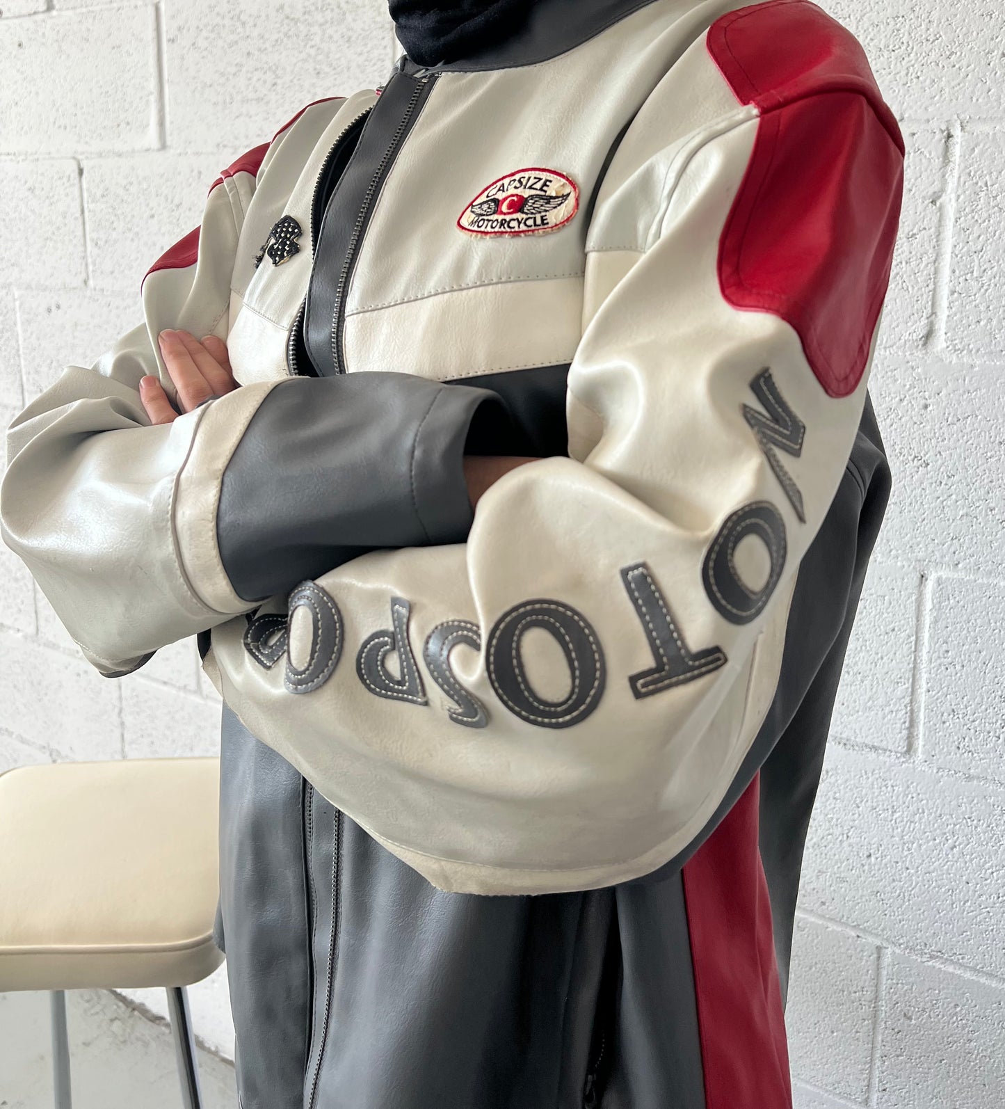 Motosport Faux Leather Jacket