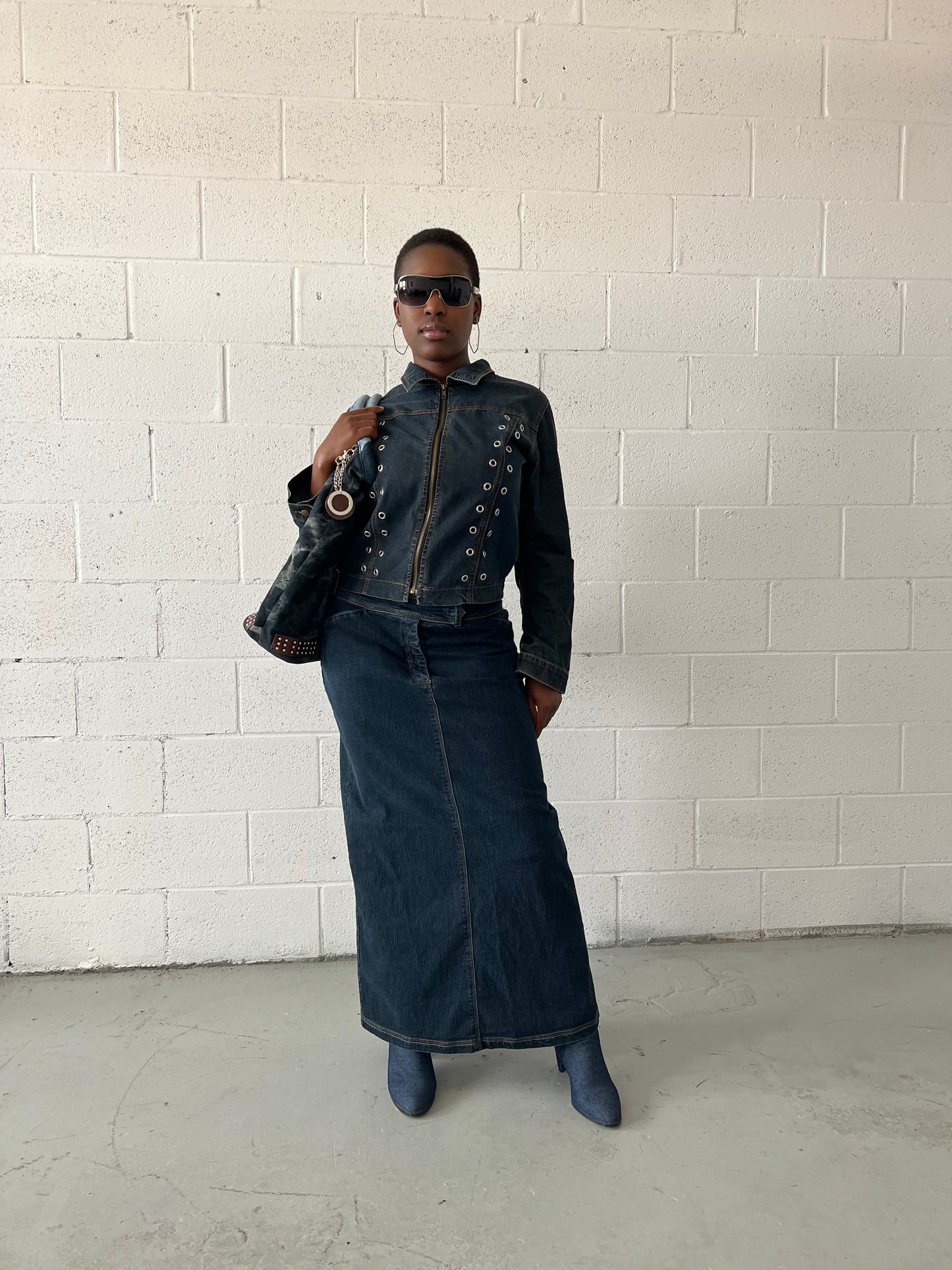 Denim Maxi Skirt