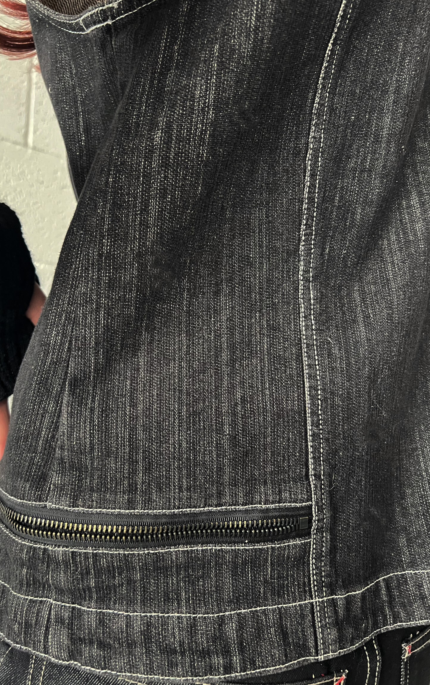 Deadstock Nero Denim Vest