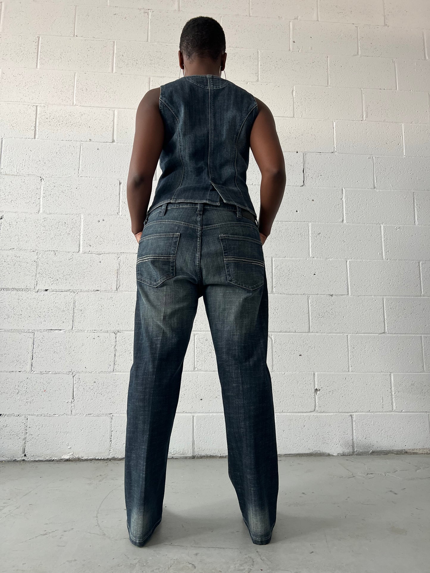 Denim Waist Coat