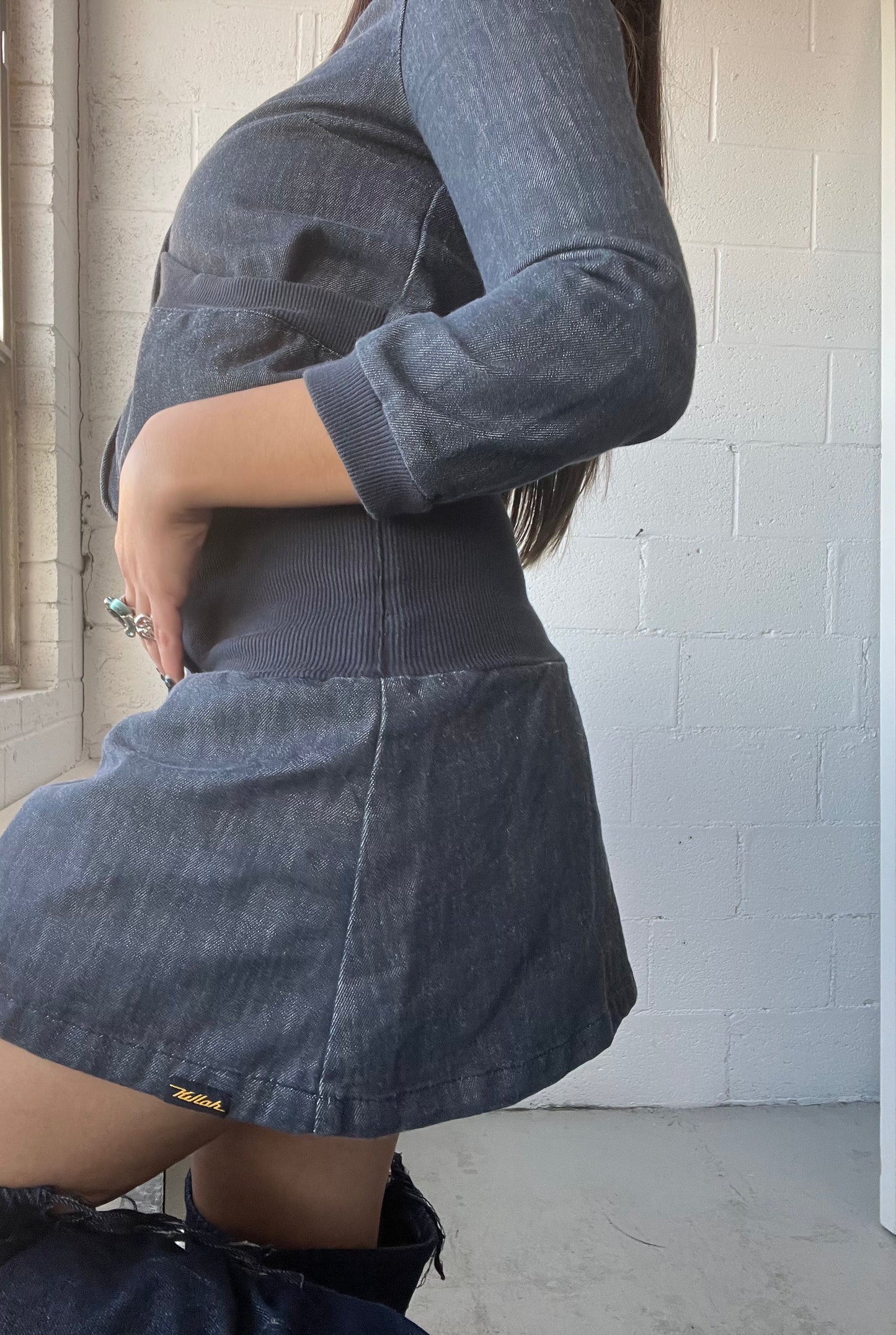 Denim Long Sleeve Dress