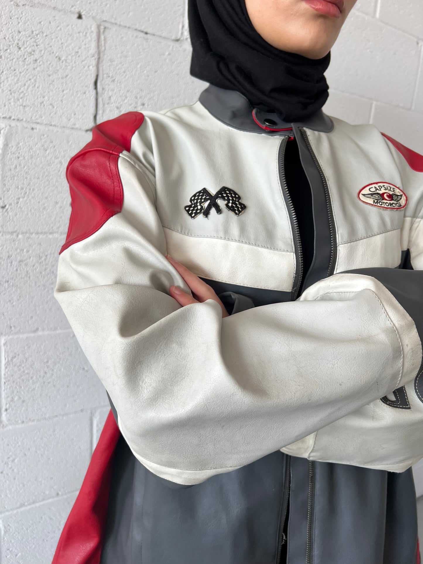 Motosport Faux Leather Jacket