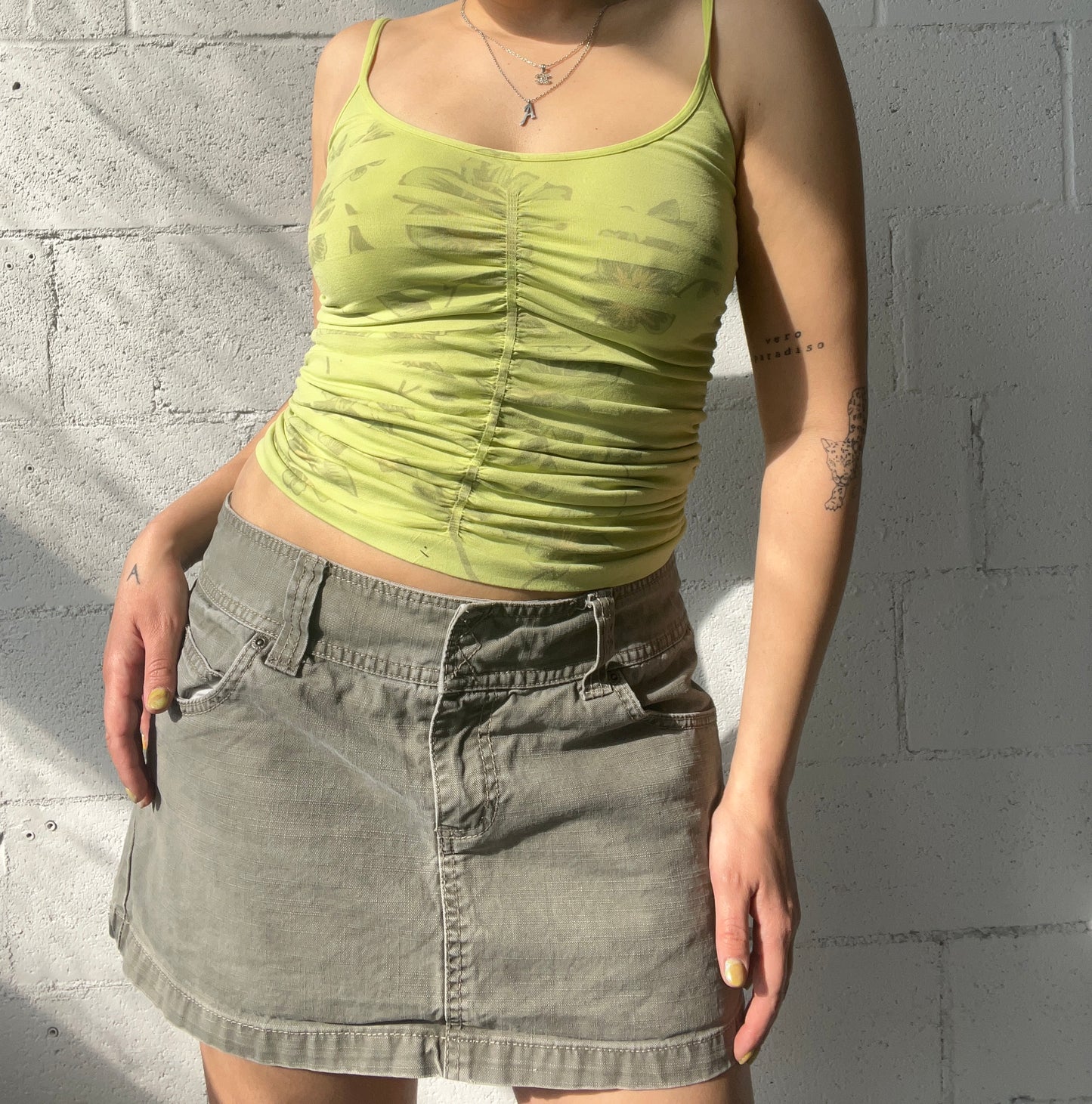 DKNY Ruched Tank