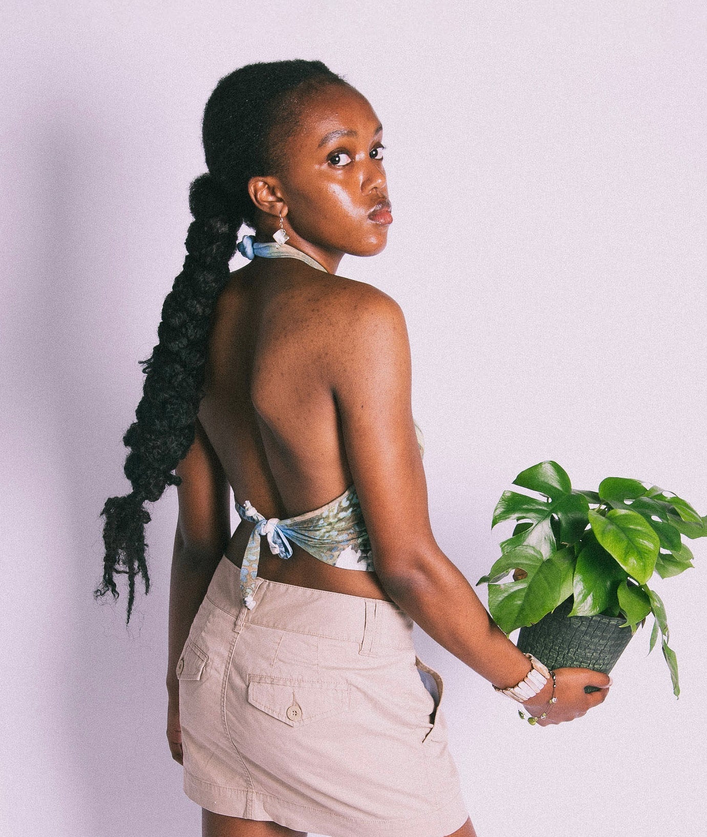 Upcycled Island Halter Top