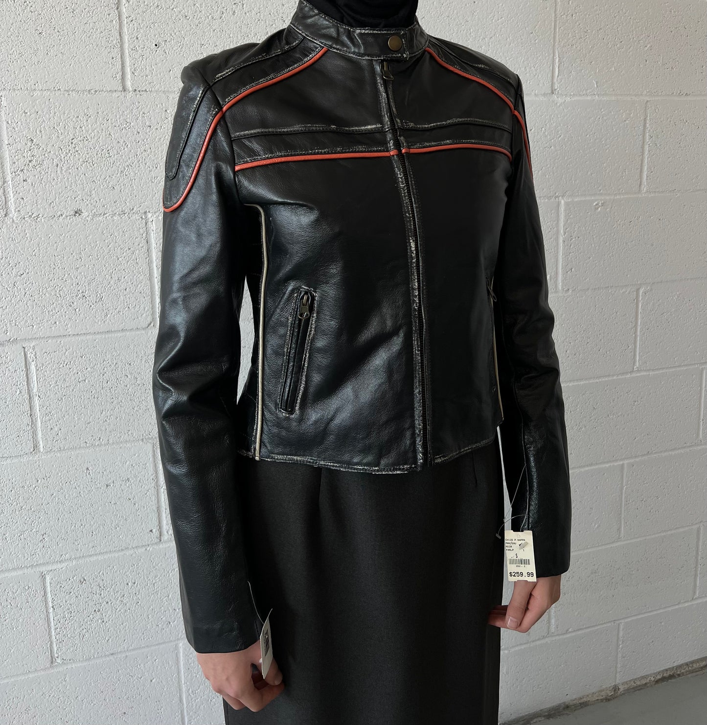 Vero Deadstock Moto Leather Jacket