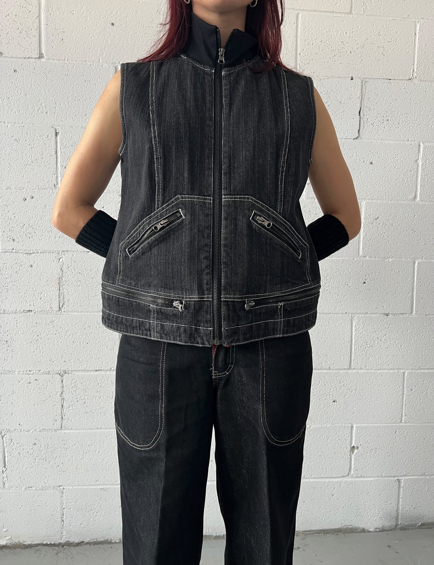 Deadstock Nero Denim Vest