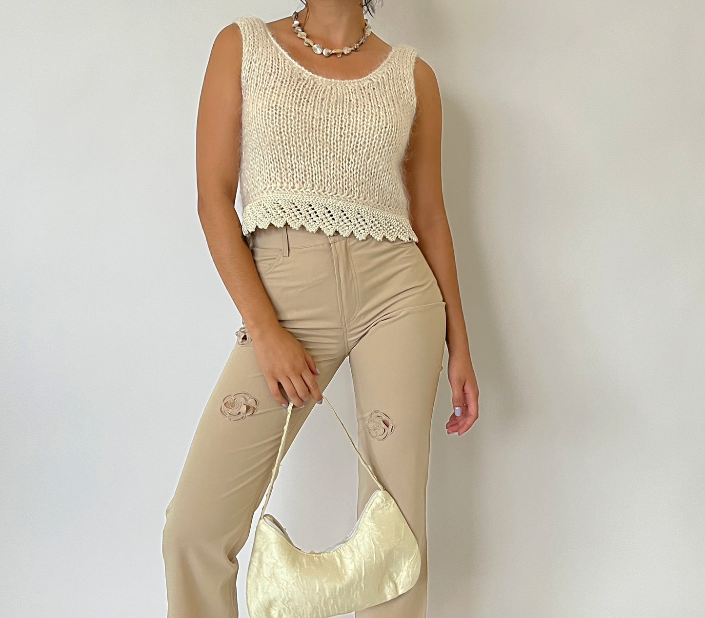 Lia Mohair Crop