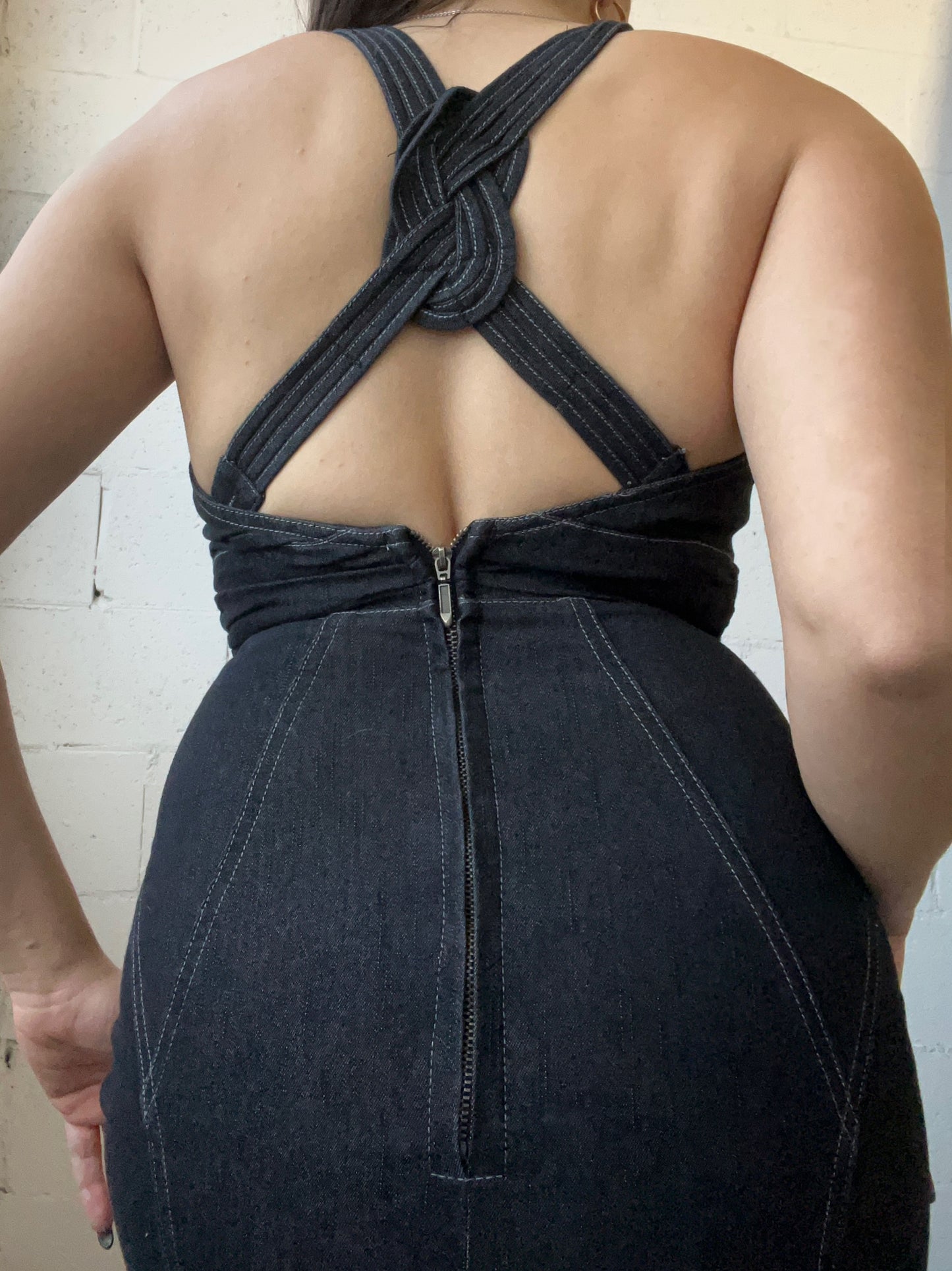 Denim Midi Dress