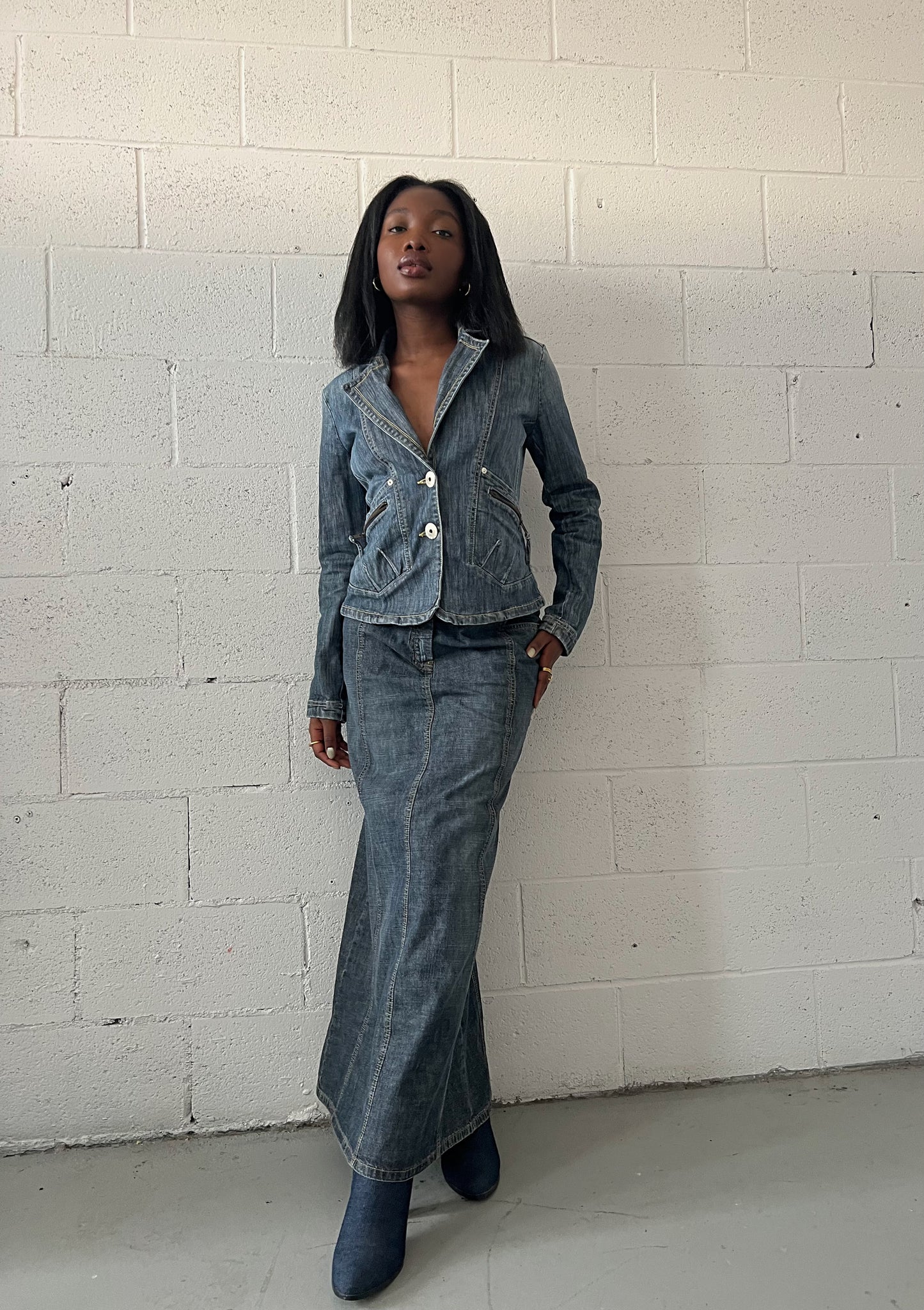 DKNY Denim Blazer