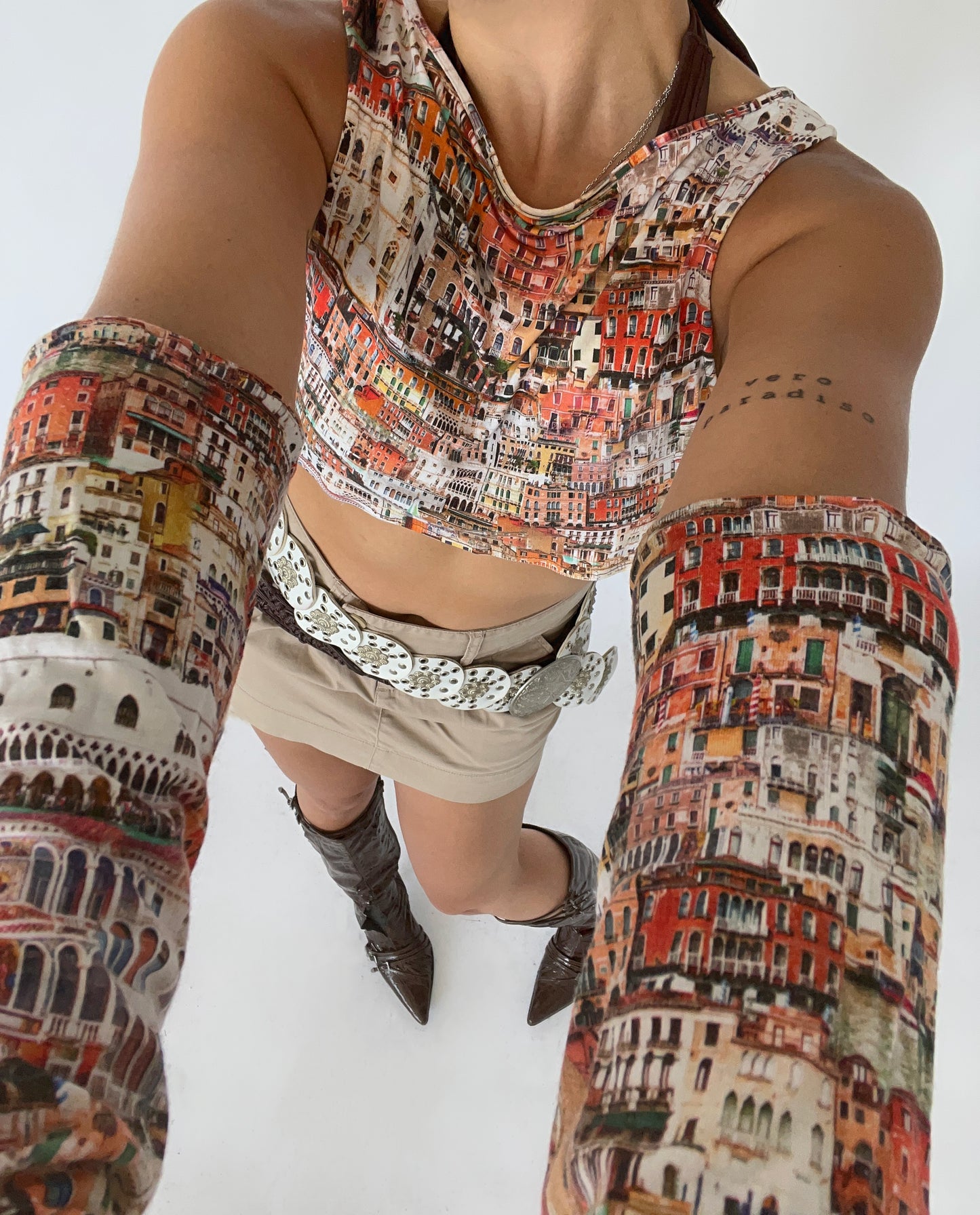 Upcycled Venezia Top