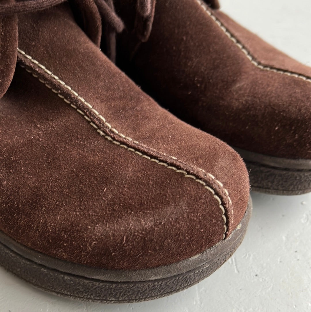 Suede Clogs