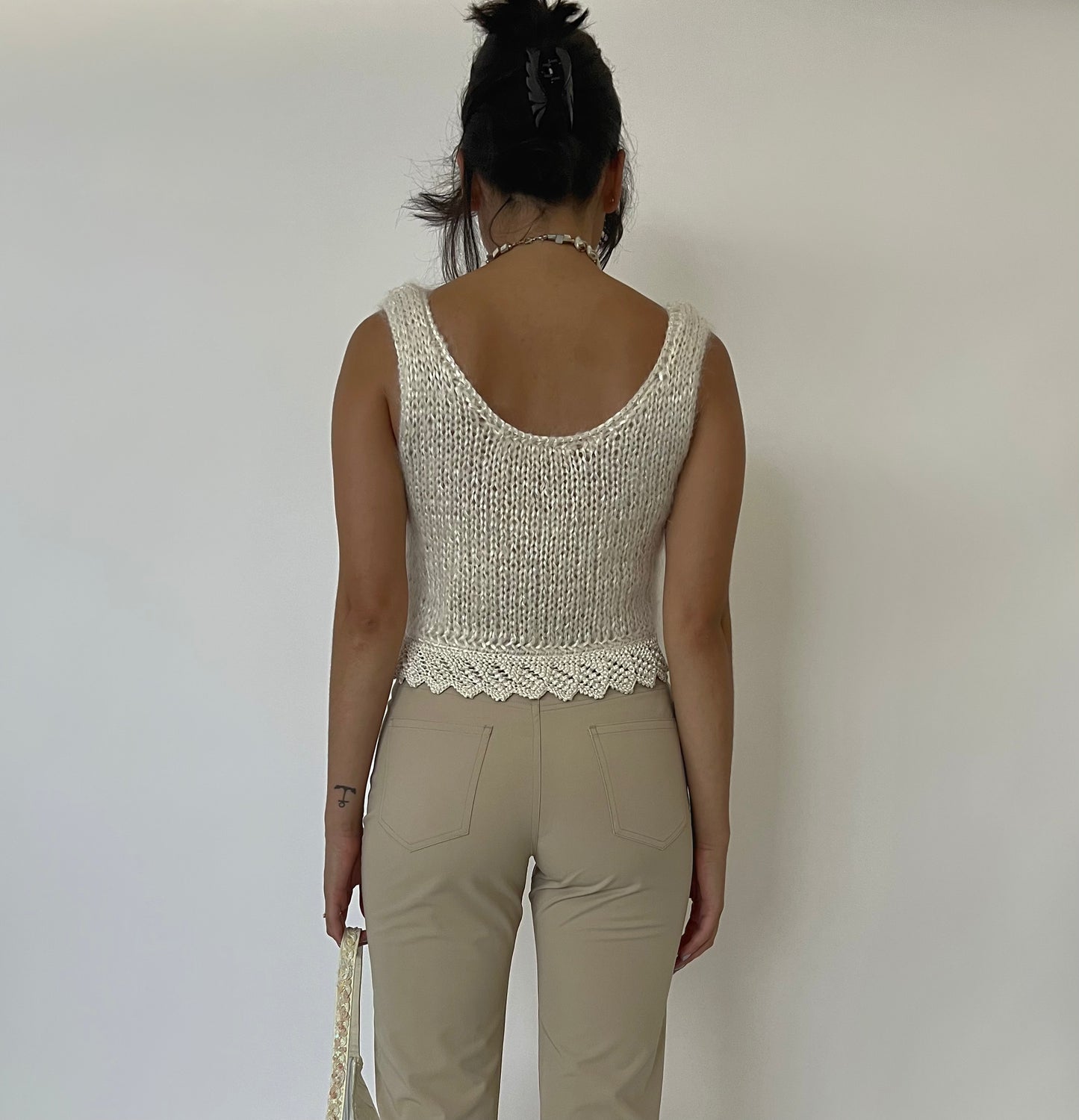 Lia Mohair Crop