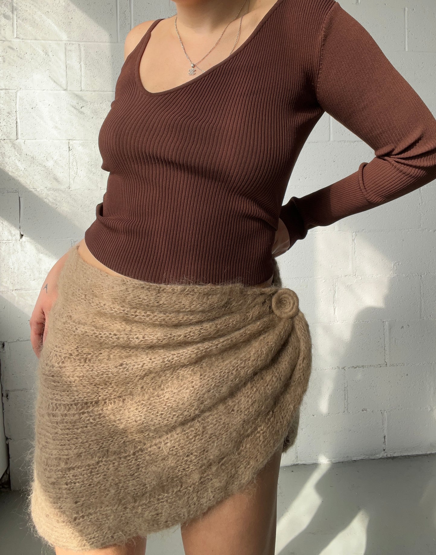 Wool Blend Skirt